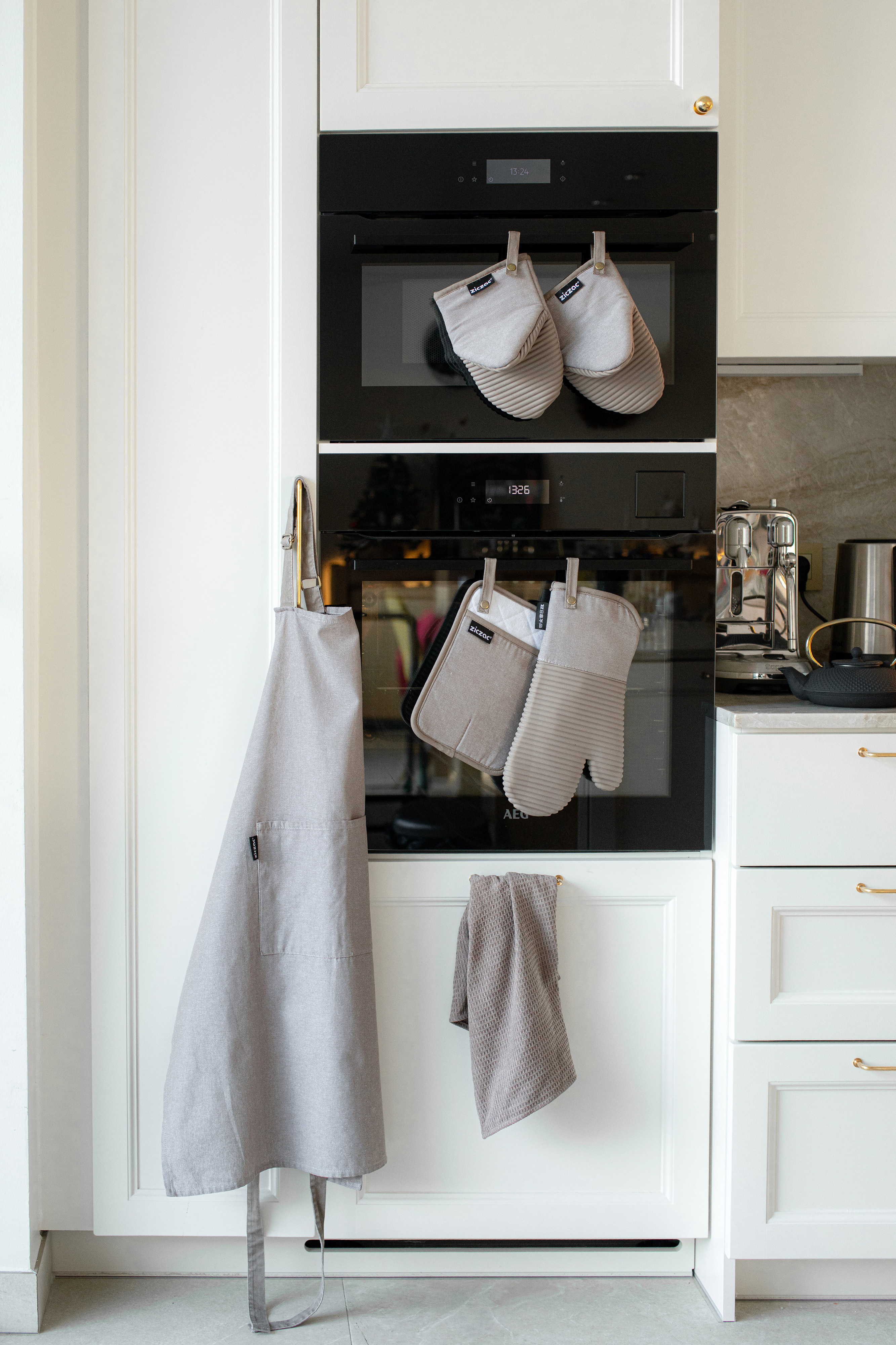 Apron SILO - 69x85 cm, taupe