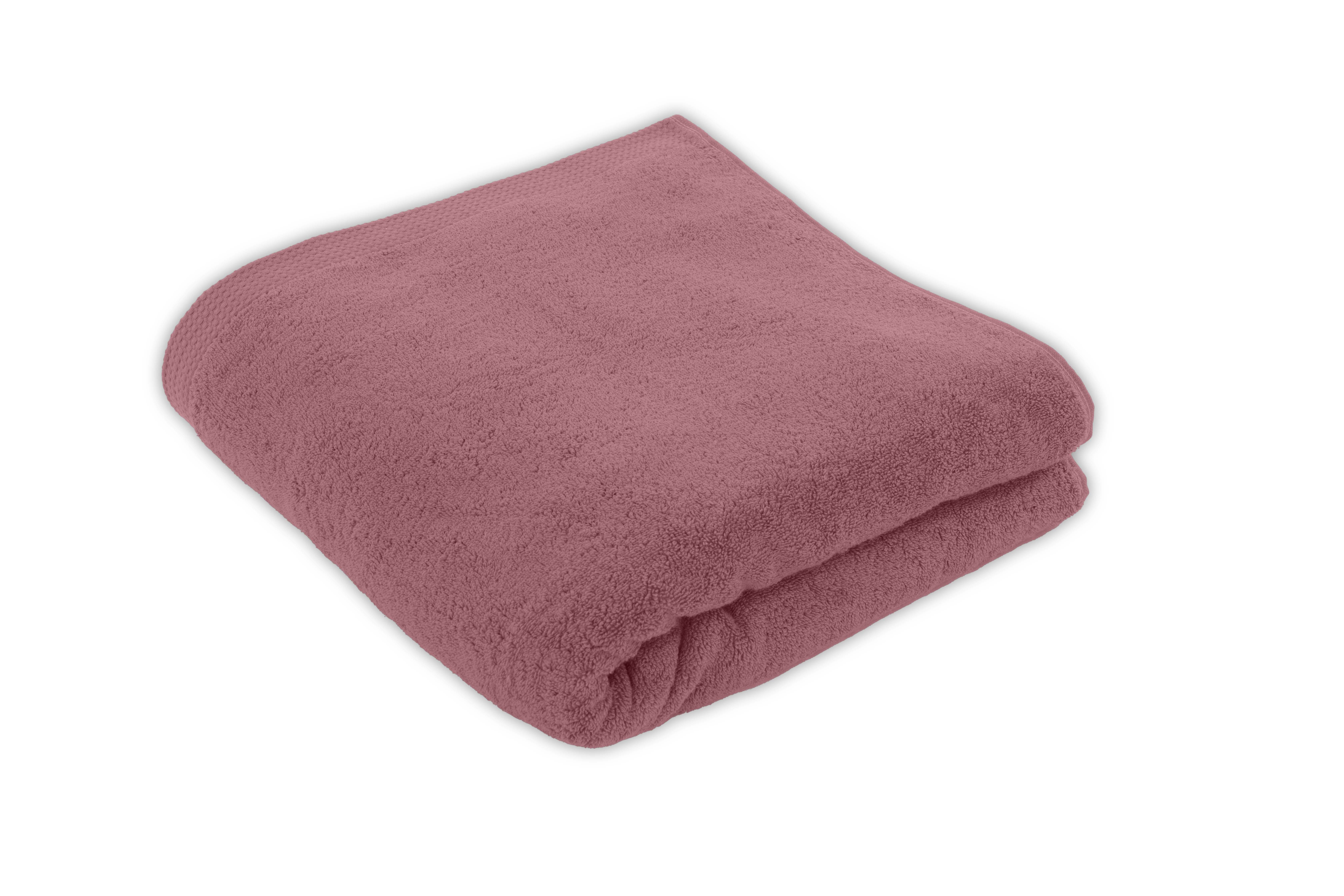 Shower towel DELUX 100x150cm, old pink