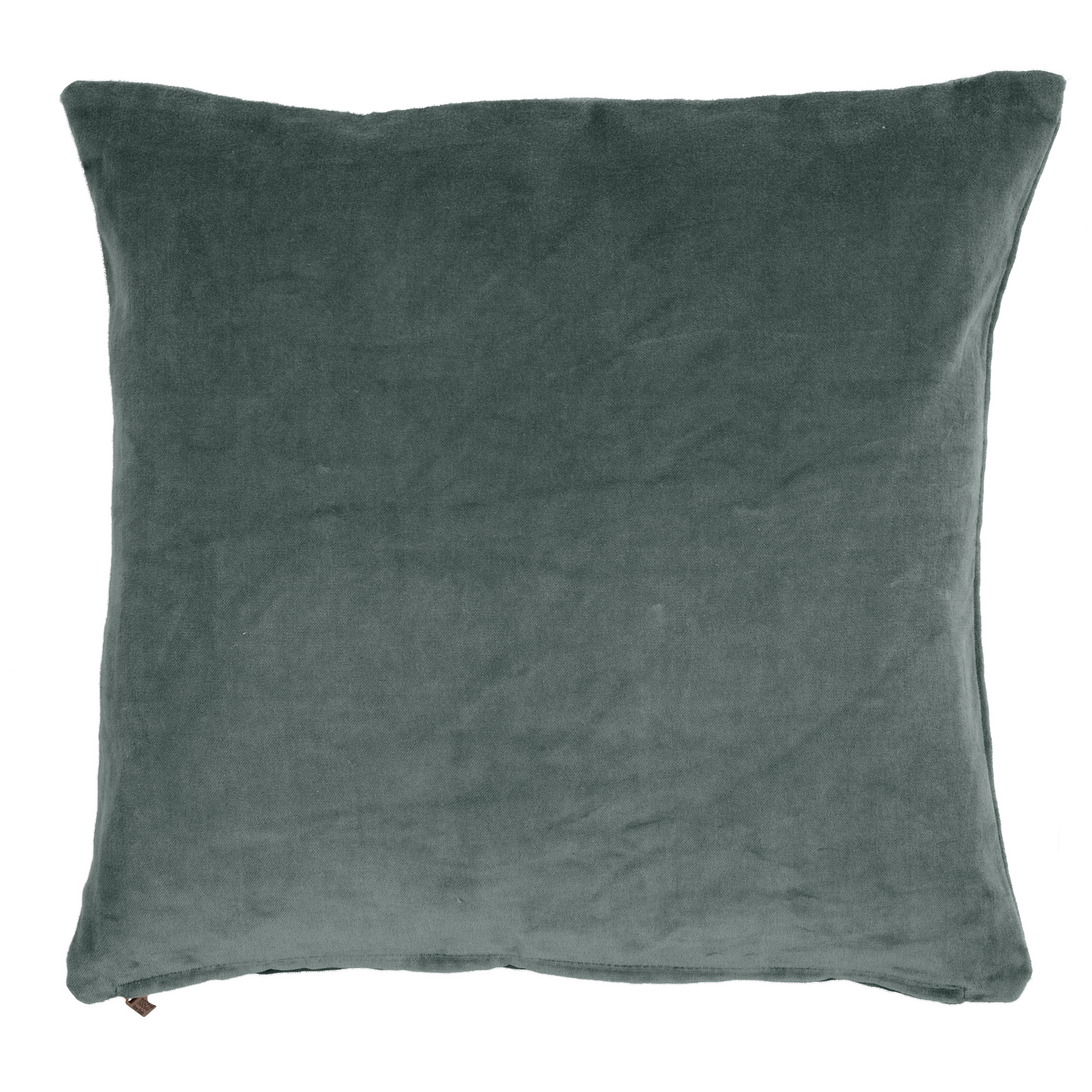 Kussen (gevuld) COTTON VELVET 45x45cm, grey