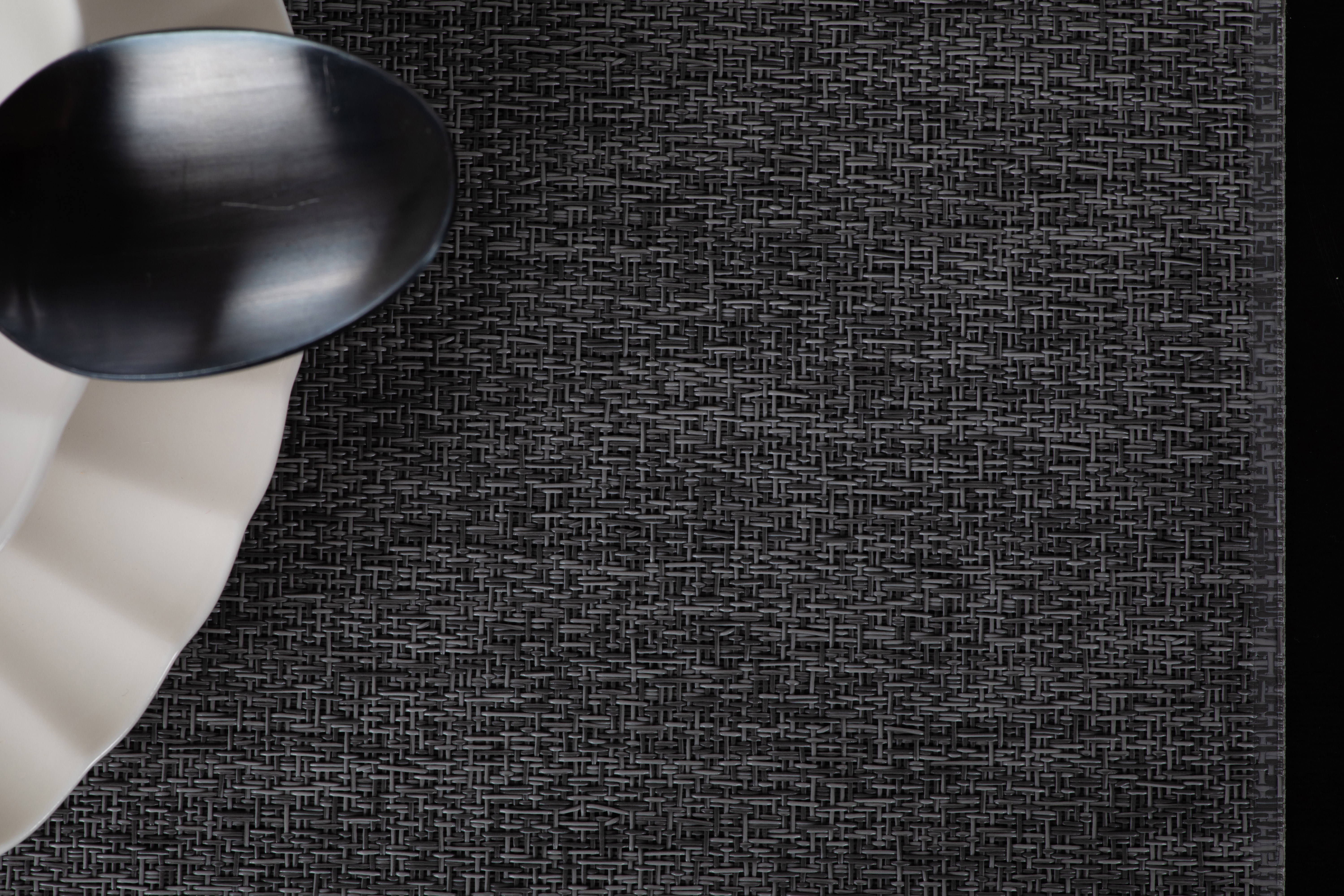 Set de table PURUS - Microban® - 33x45 cm, gris foncé