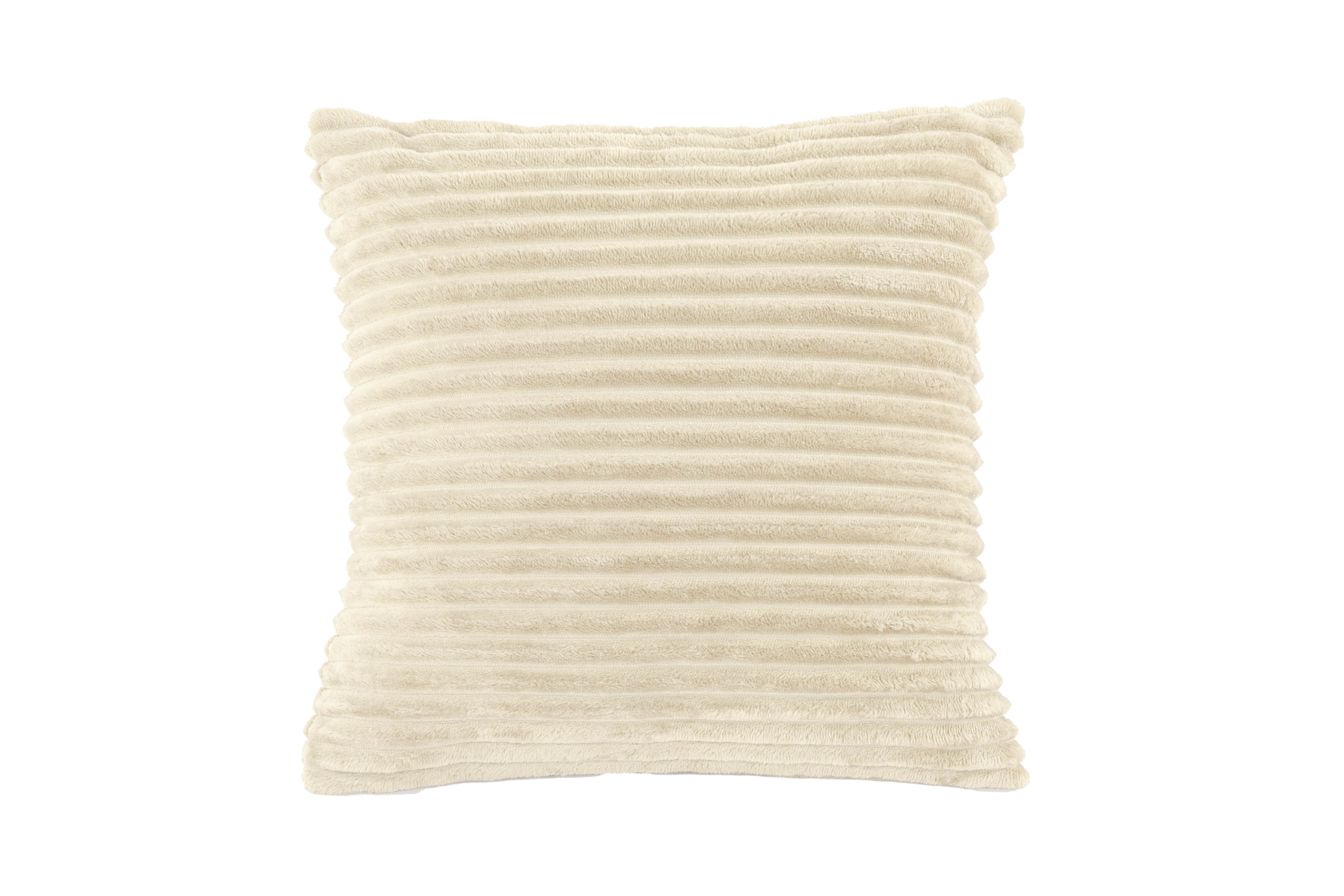 Coussin (rempli) RIBBLE, Micoflannel - 45x45cm, ivory