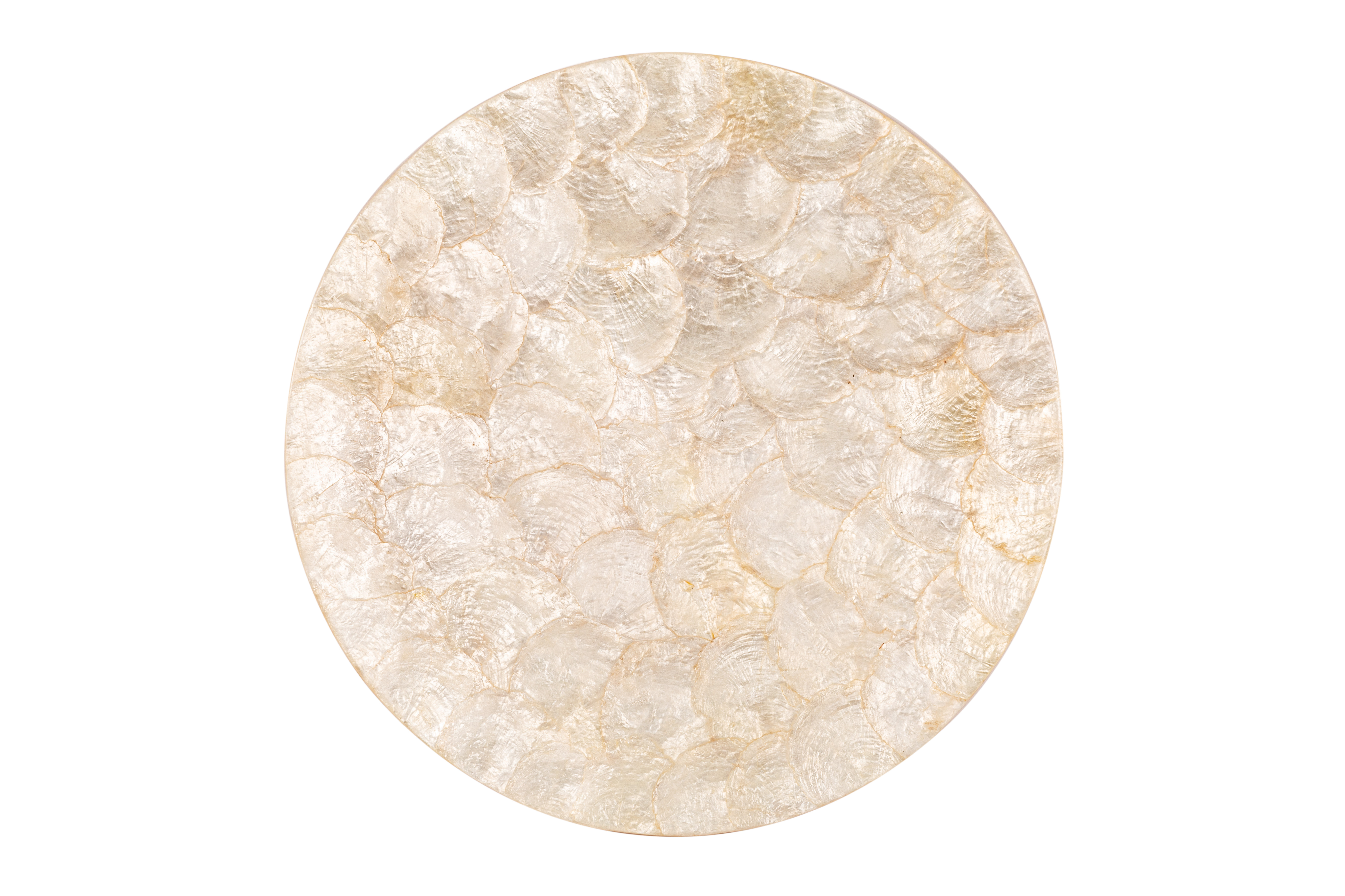 Placemat SHELL, round, dia 38 cm, ivory