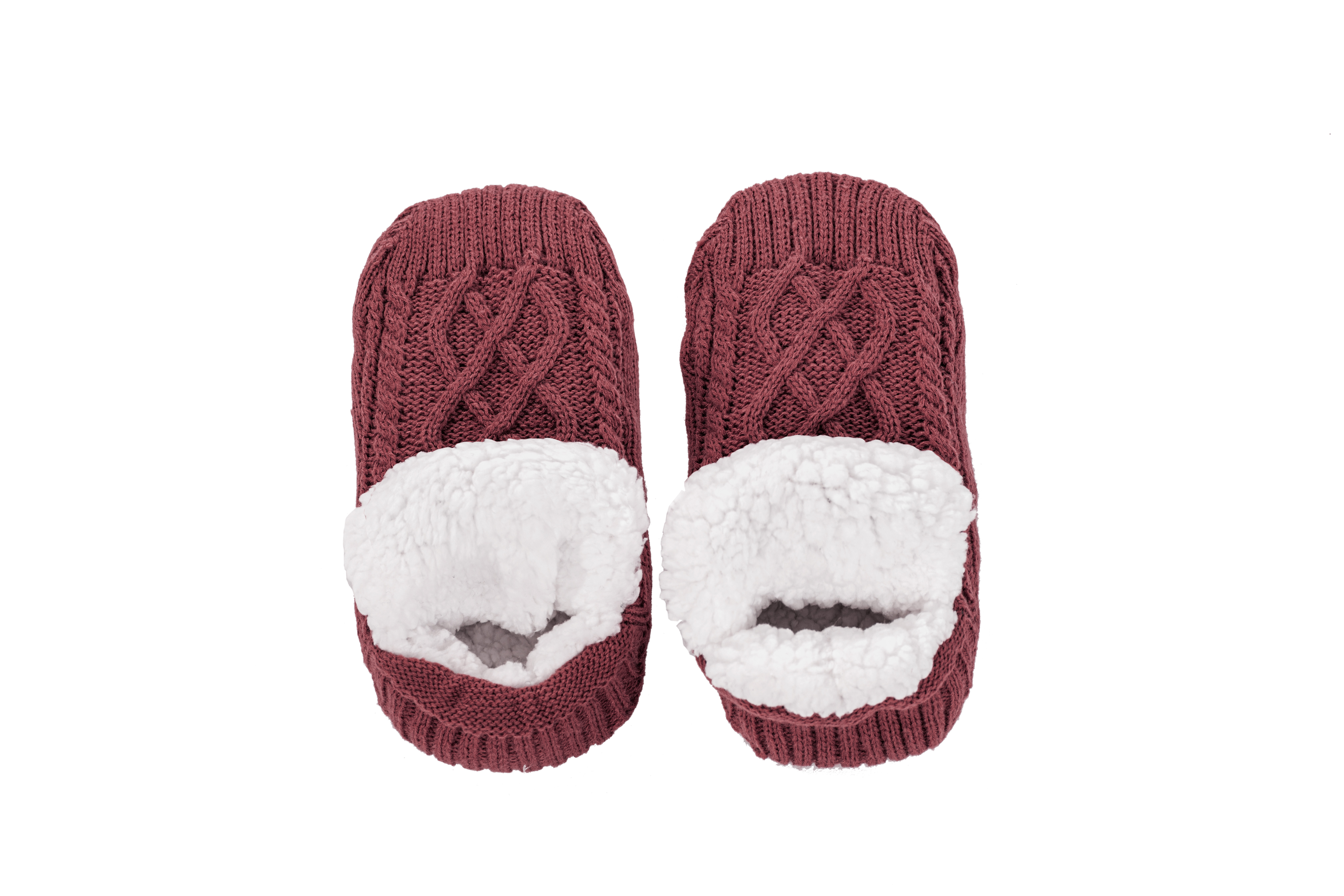 Chaussettes tricotées COSY, M/L  (39-42) - L=26cm, applebutter