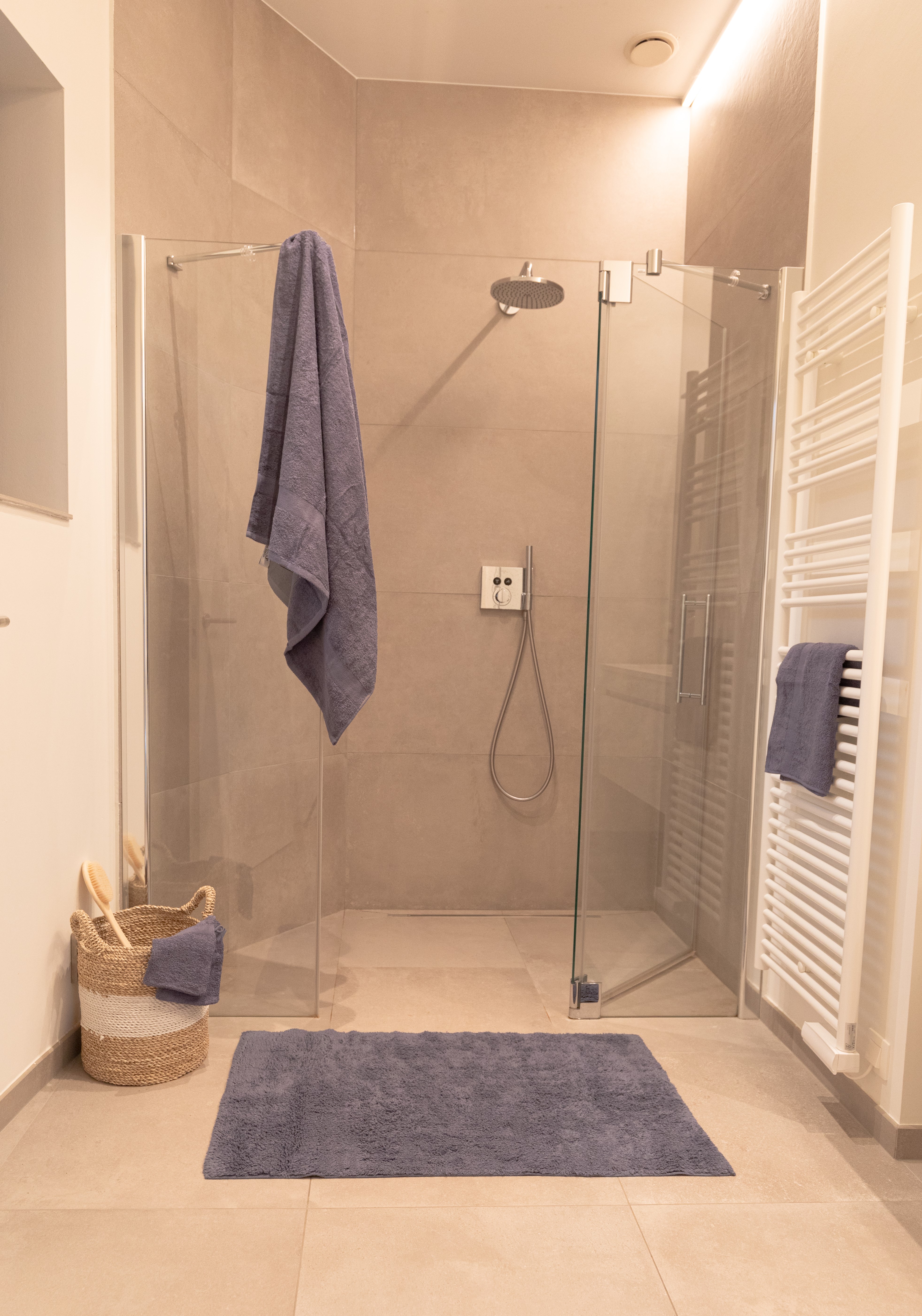 Drap de douche 100x150cm, stone blue