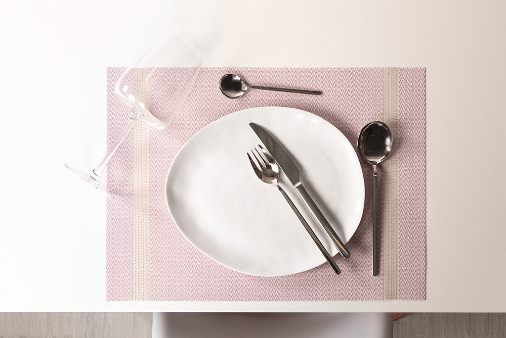 Placemat FISHBONE 33x45cm, ivory