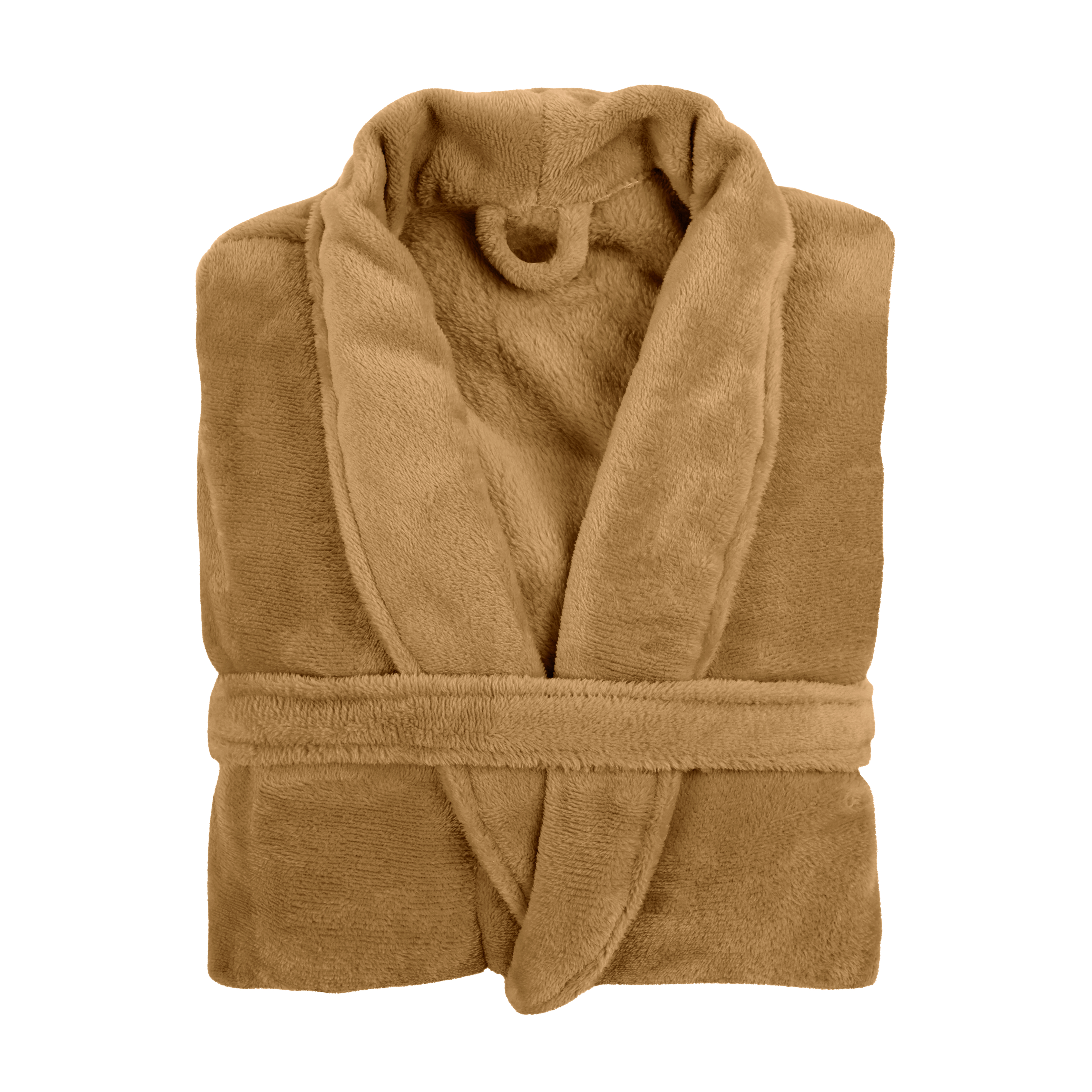 Badjas COSY microflannel- S/M - unisex, indian tan
