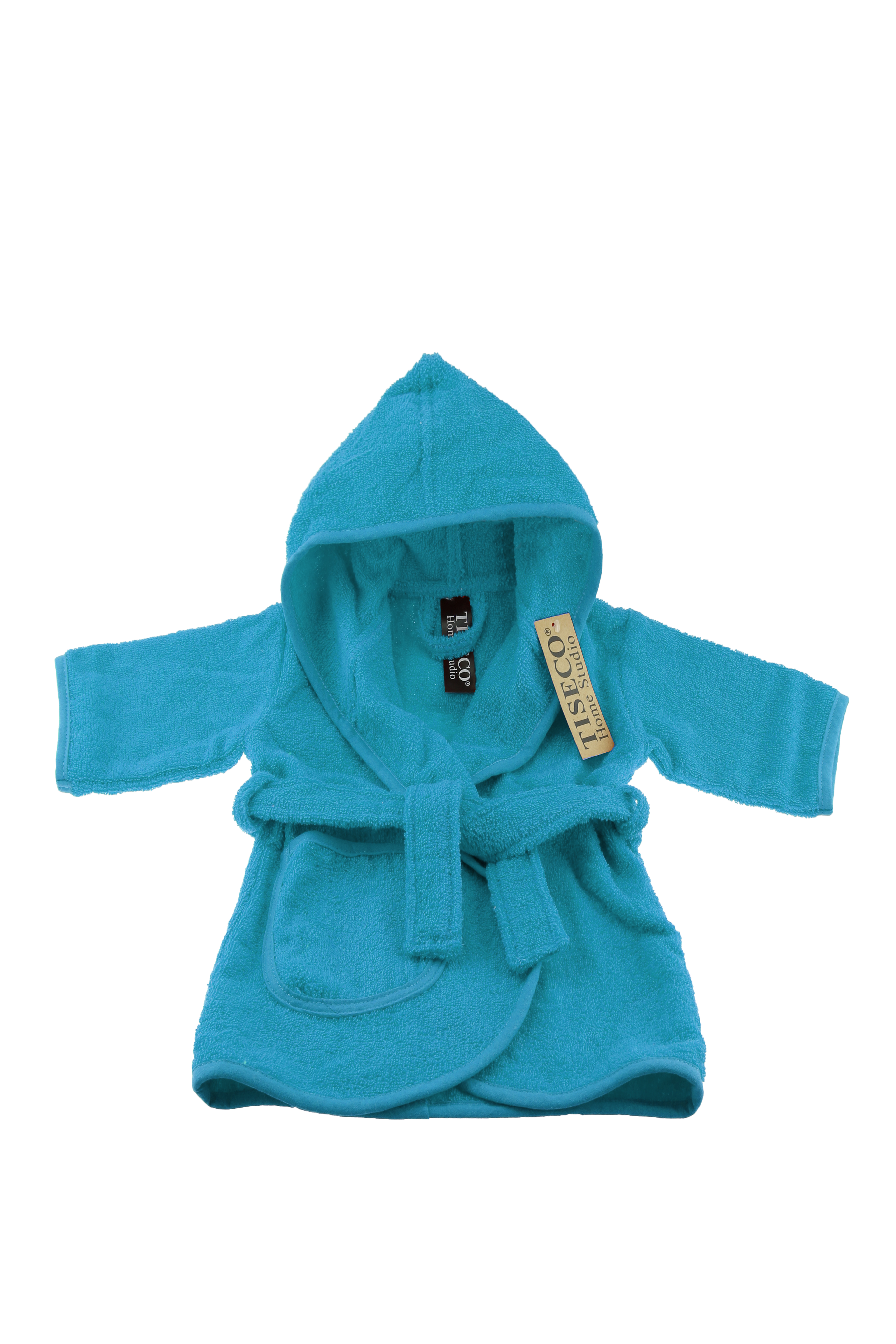 Baby bathrobe uni - 2-4 year, petrol