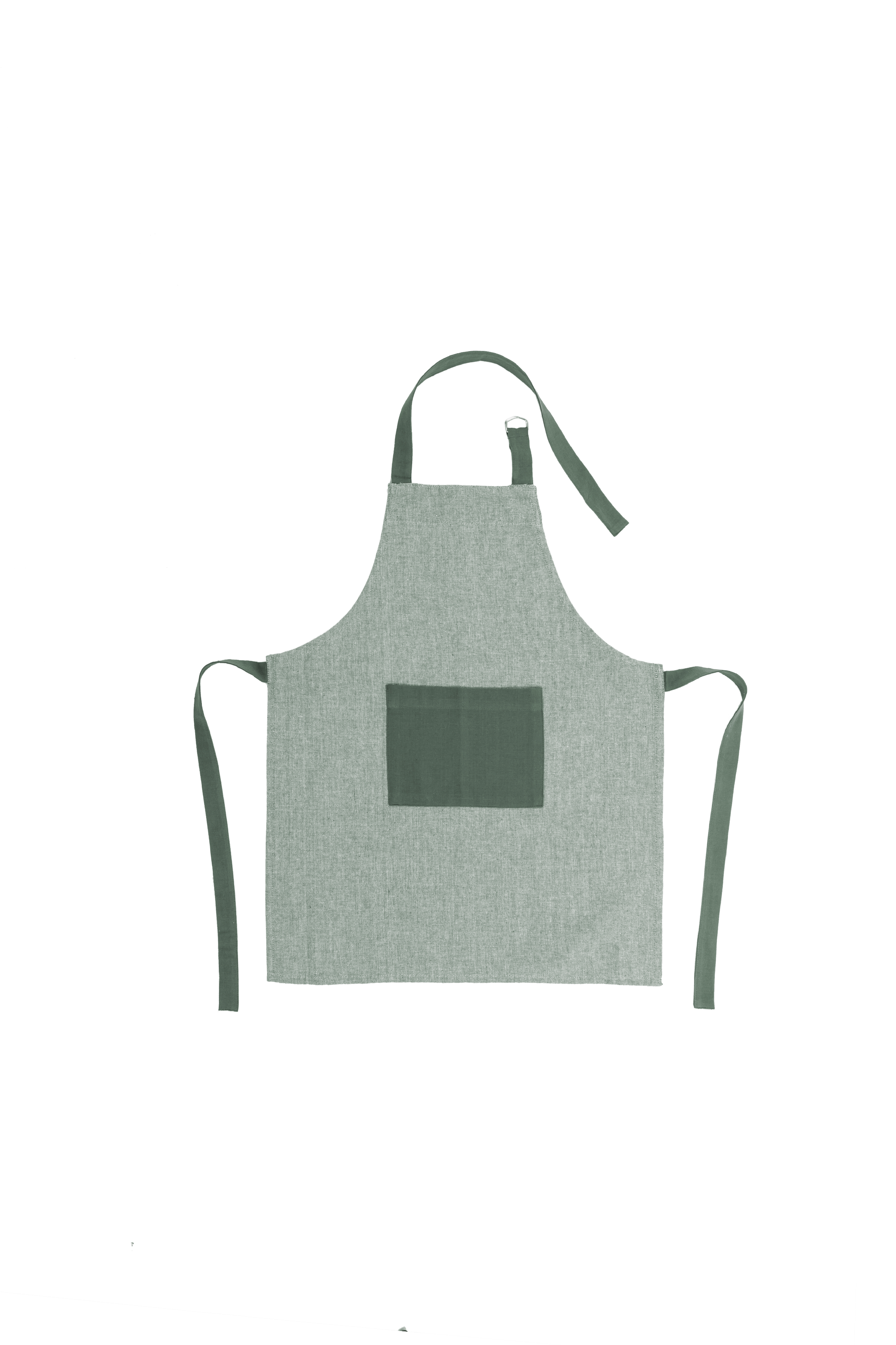 Tablier enfant CHAMBRAY 52x63cm, vert