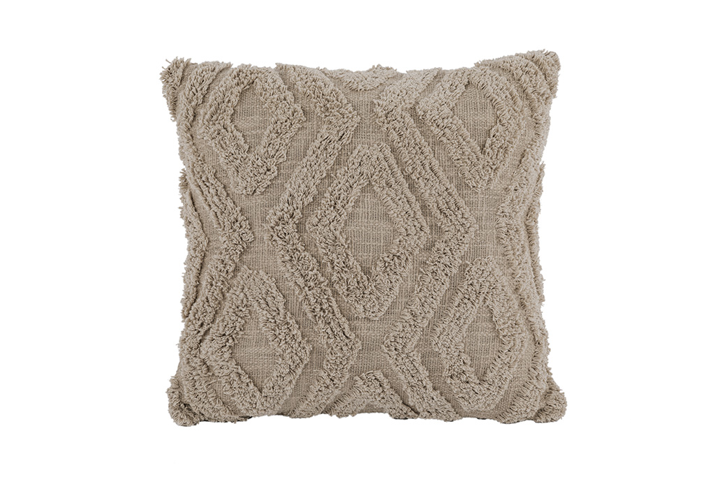 Coussin (rempli) SAHARA 45x45CM, taupe