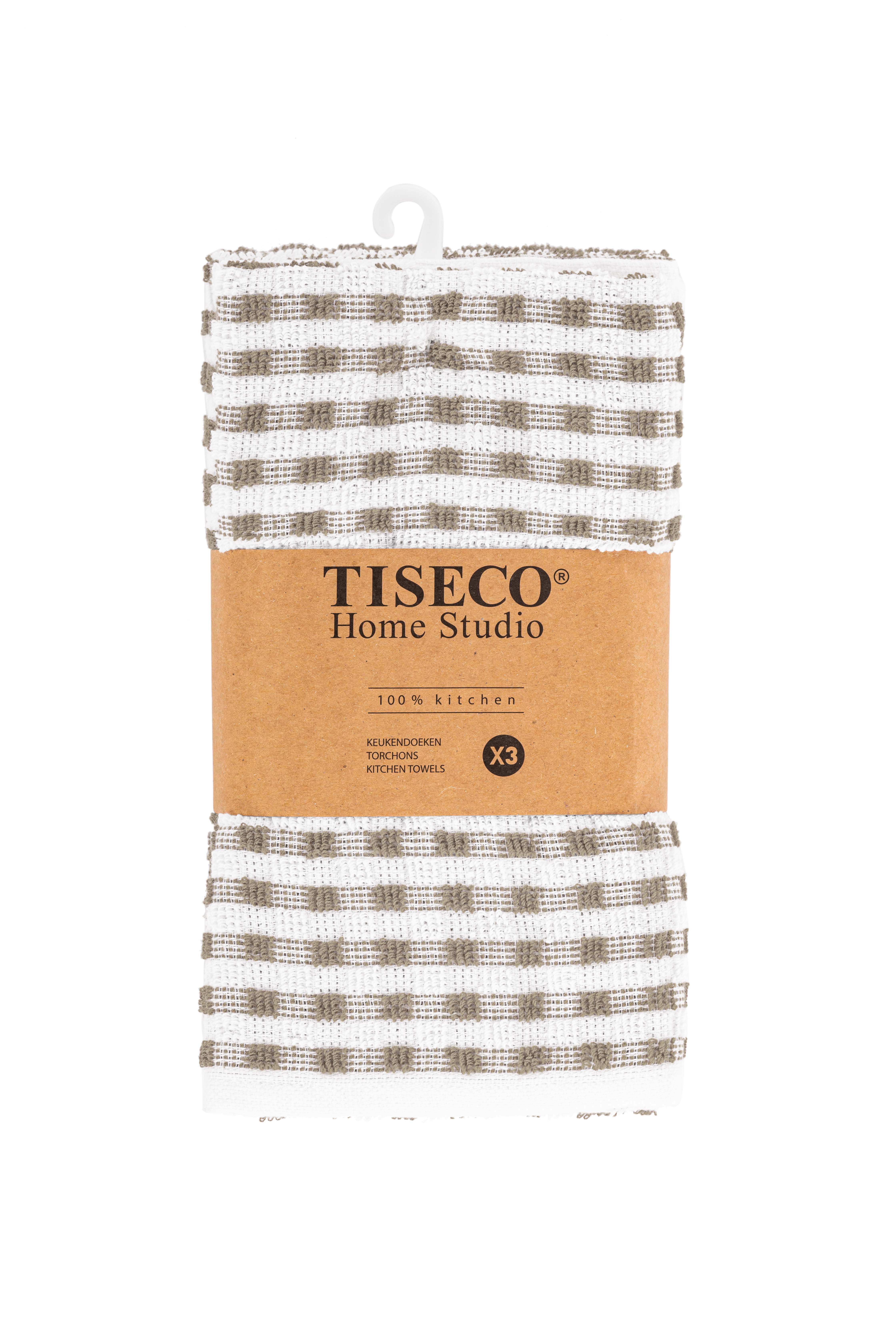 Kitchen towel OMAN - SET/3 - 50x70 cm, taupe