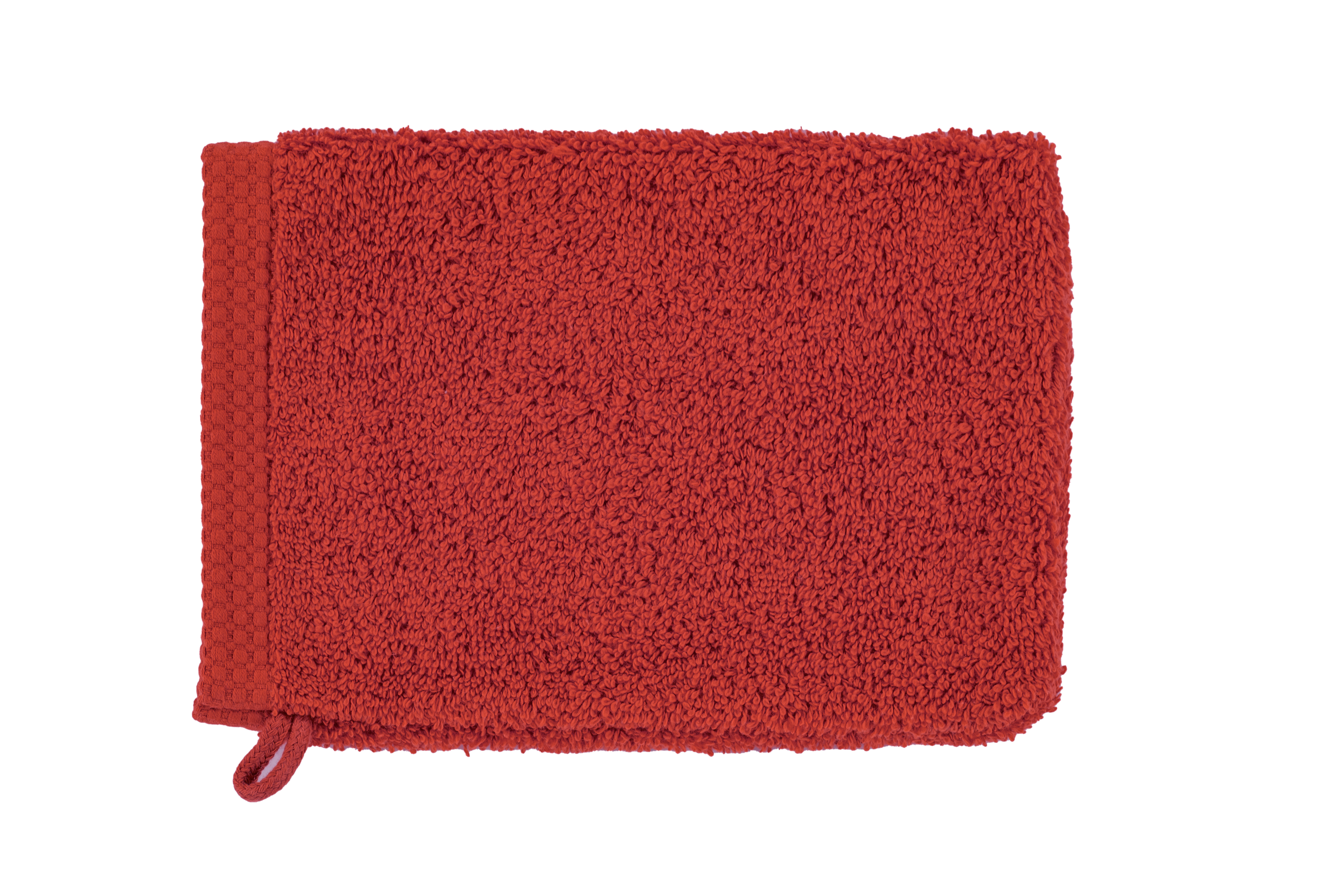 Washing glove DELUX 15x21cm - set/2, red