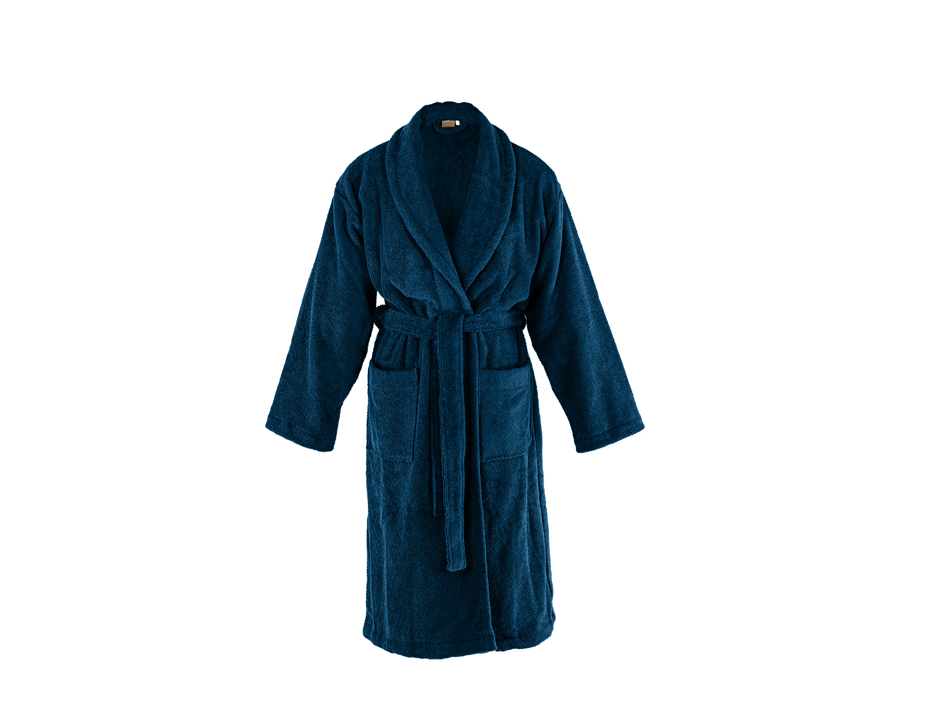 Bathrobe DELUX S/M - dark blue