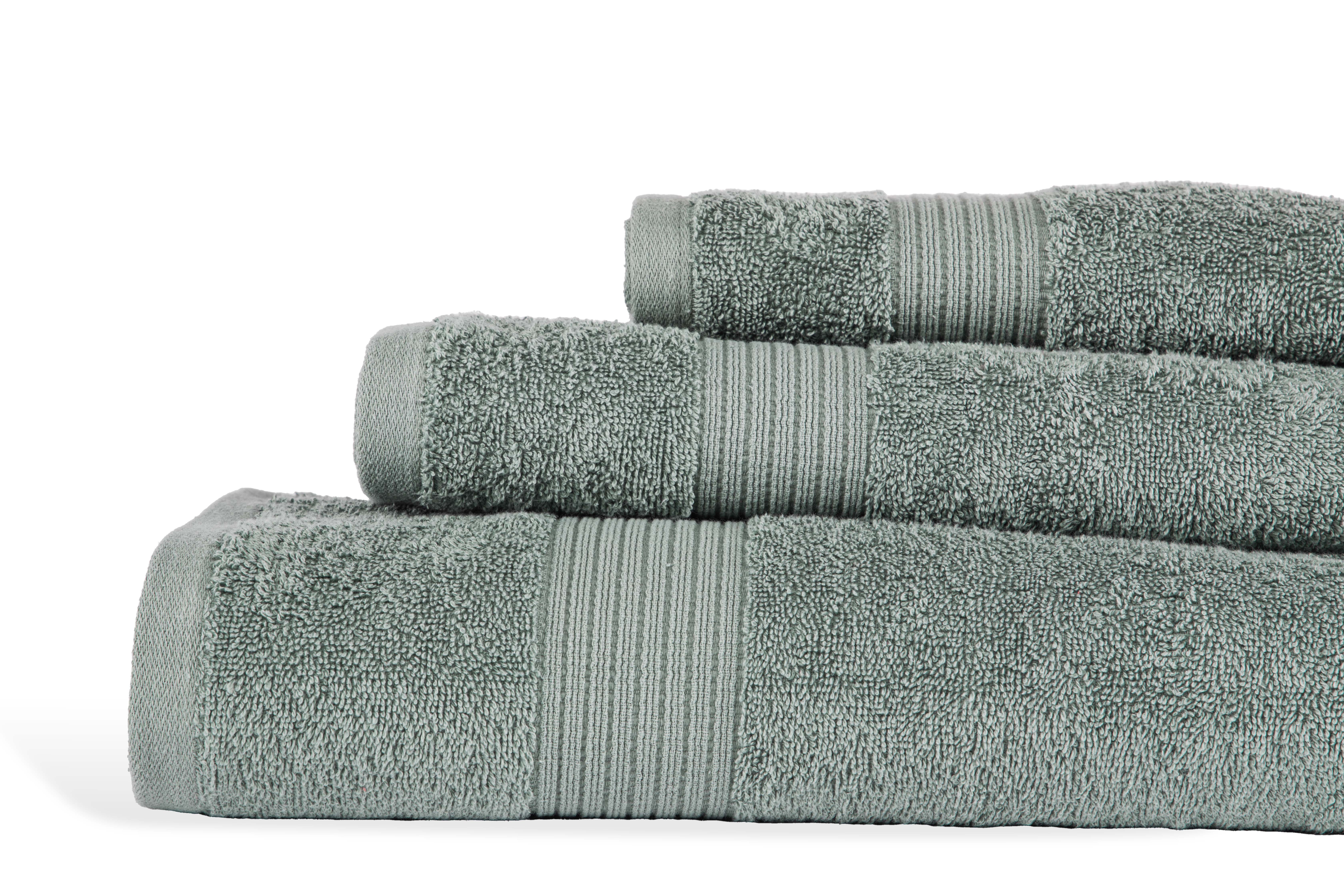 Shower towel EDEN 100x150cm, sage green