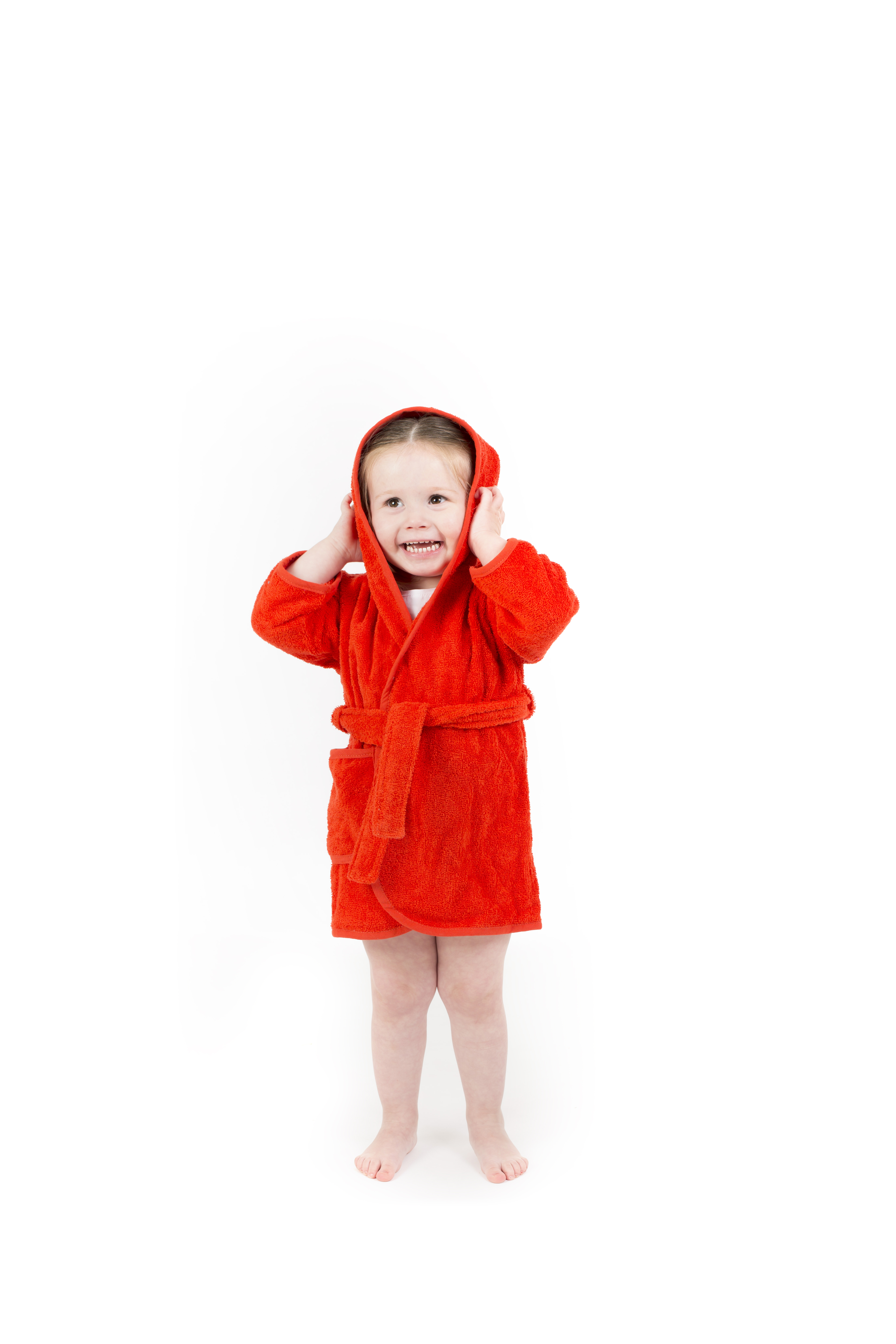Baby bathrobe uni - 1-2 year, taupe