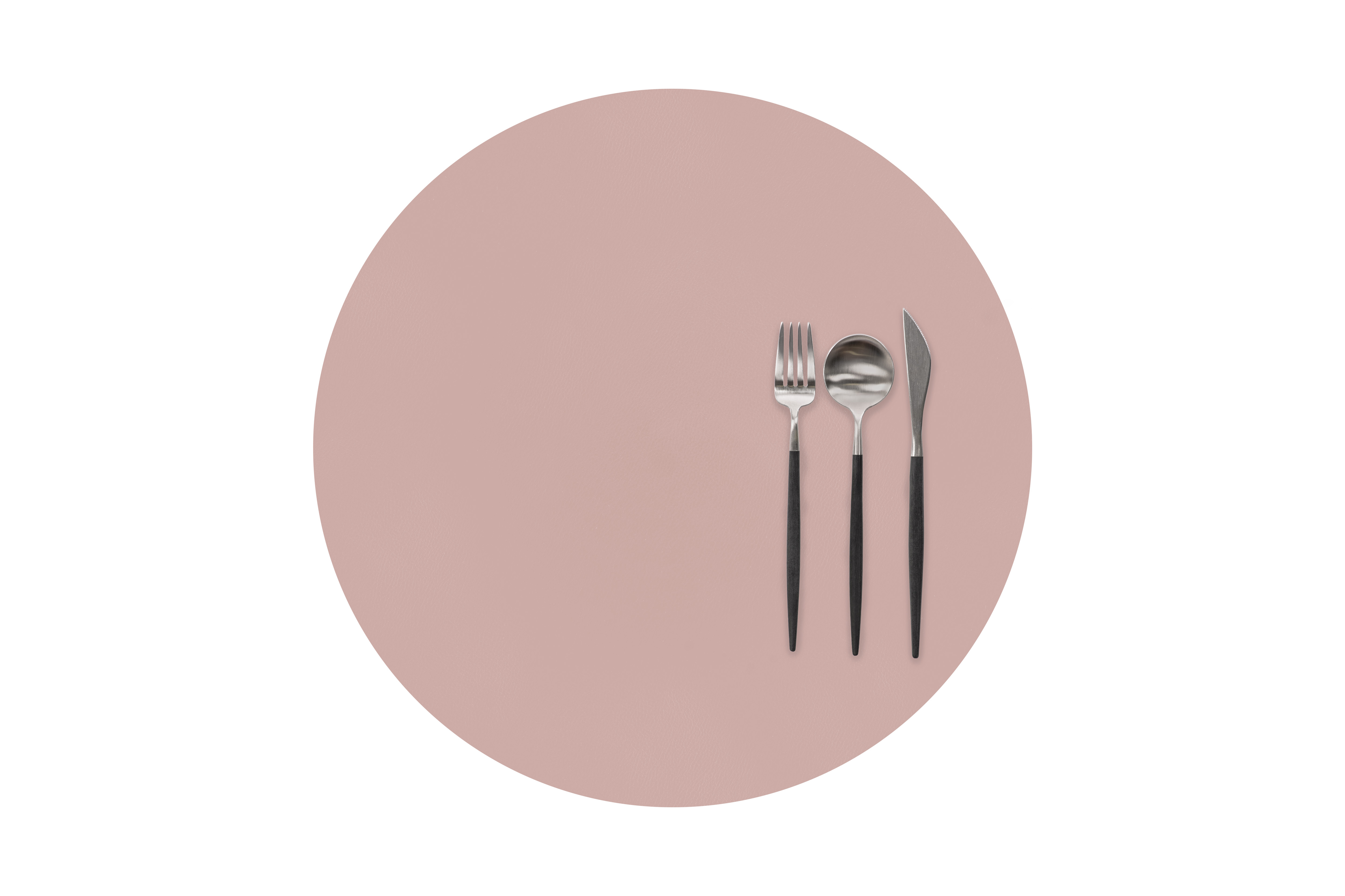 Placemat round - TOGO - 38cm, mauve