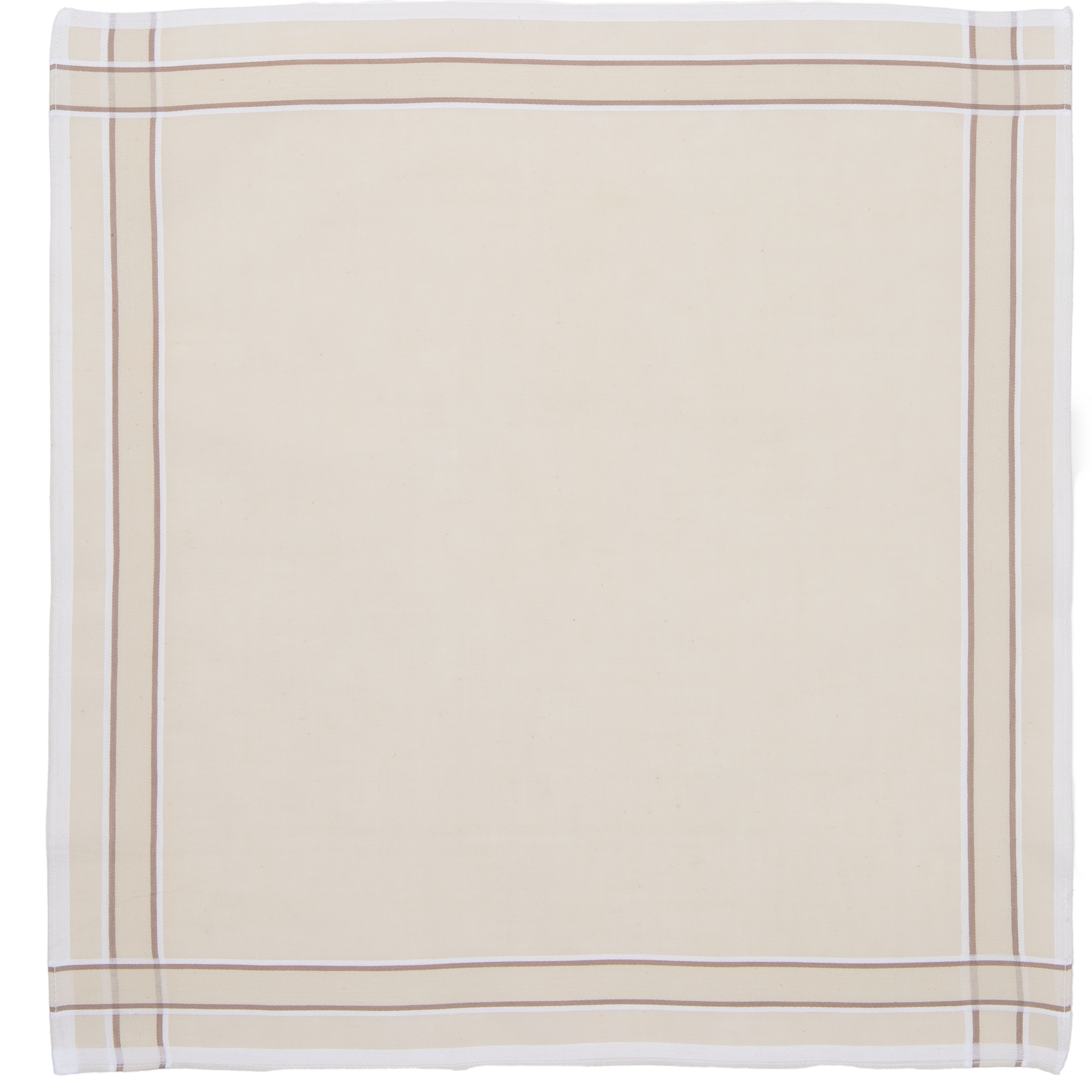Herenzakdoeken ALTO 3 - SET/6 - 40x40 cm, taupe
