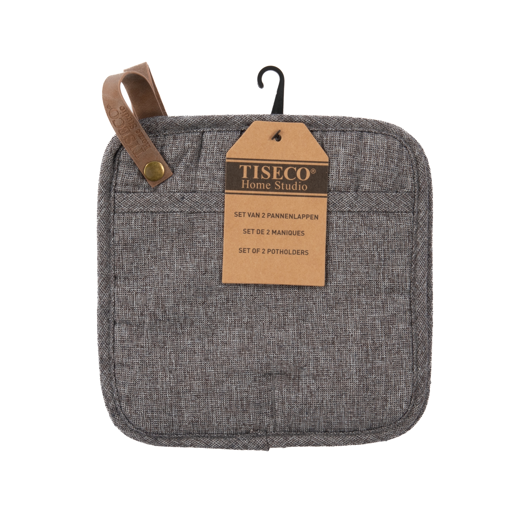 Manique HERCULES - SET/2 - 20x20 cm, gris foncé