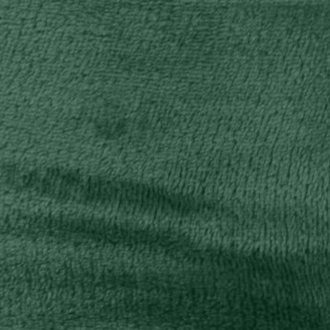 Plaid COSY Microflannel 240x220cm, dark green