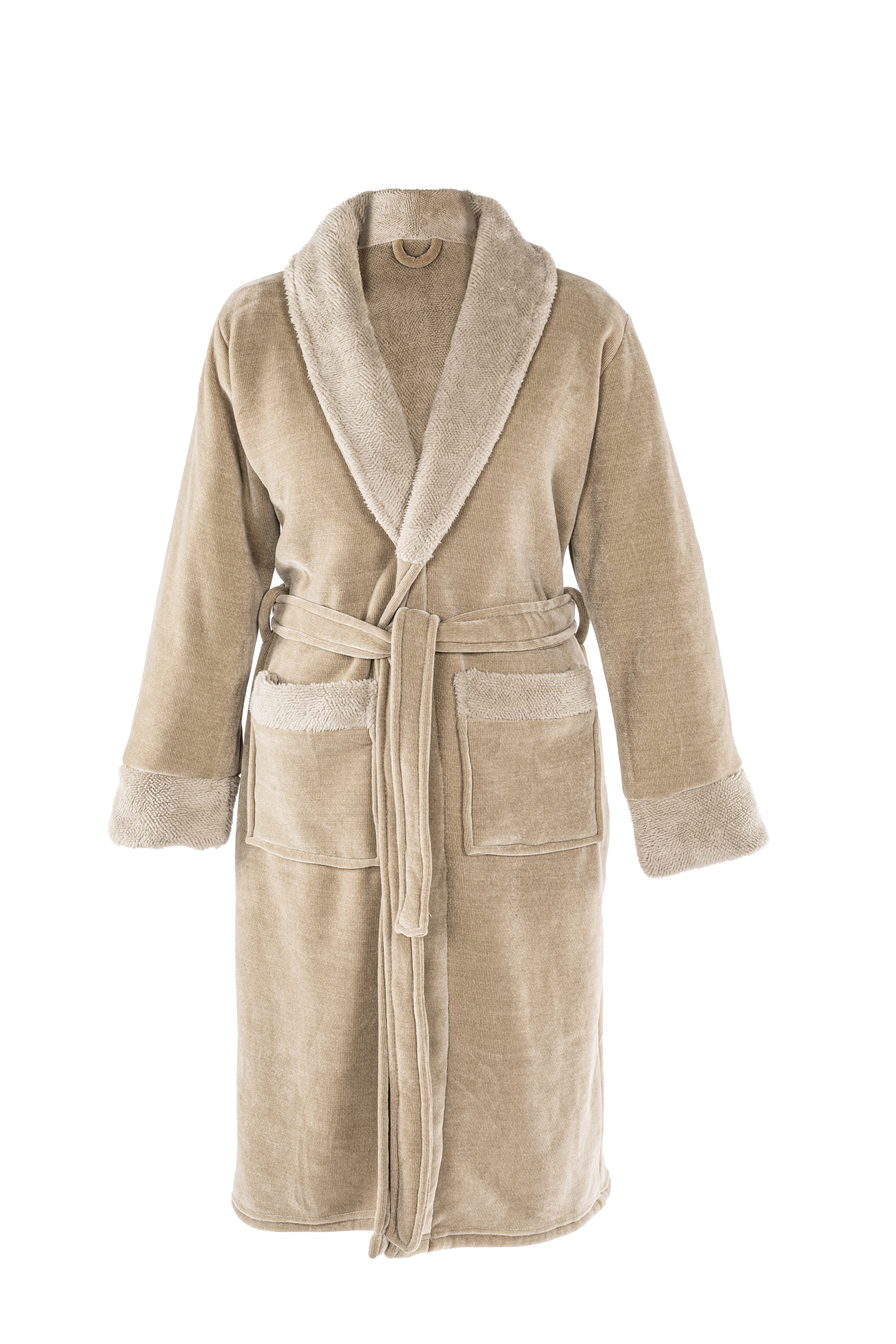 Bathrobe Chenille L120cm L/XL Sand