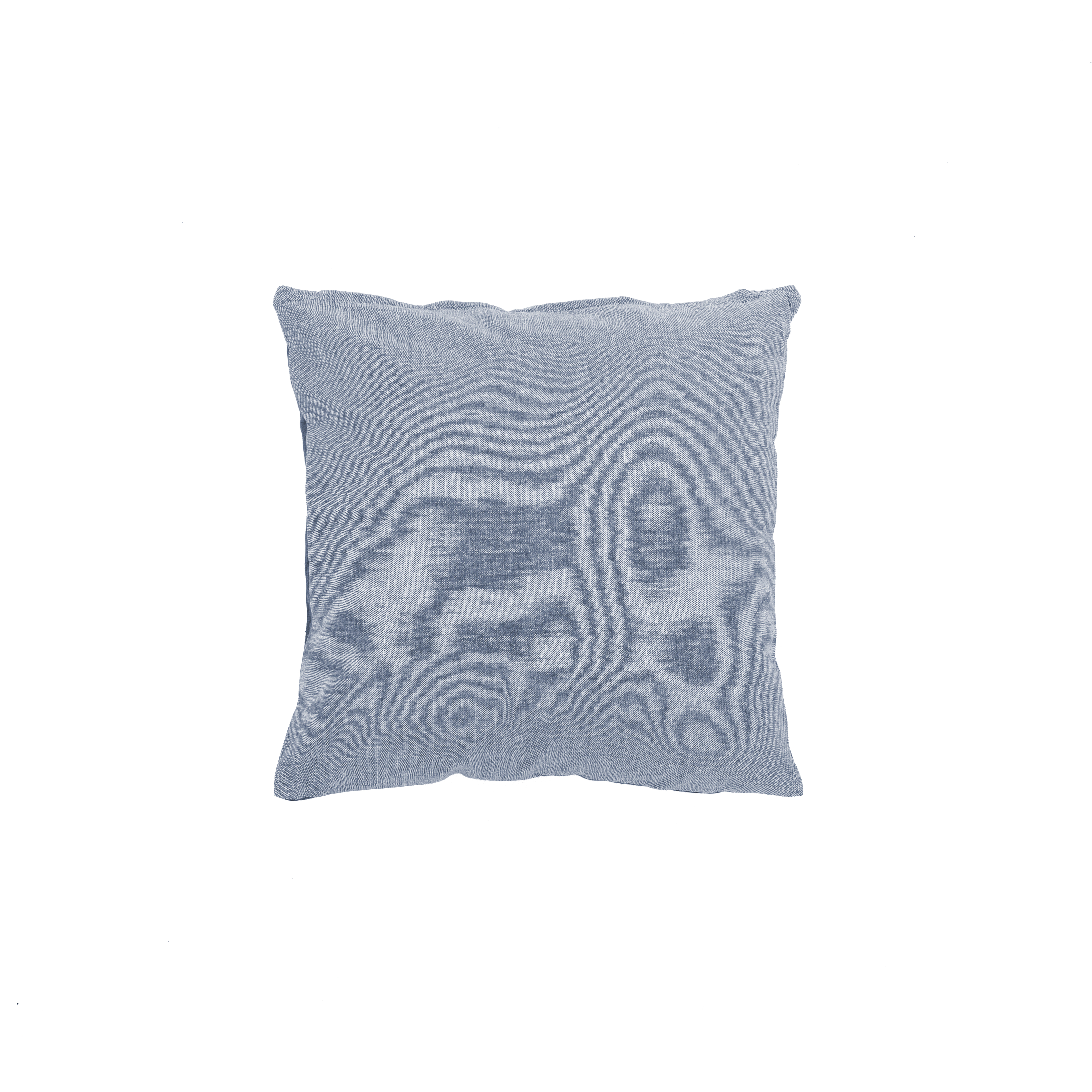 Kussen (gevuld) CHAMBRAY - 60x60cm, blauw