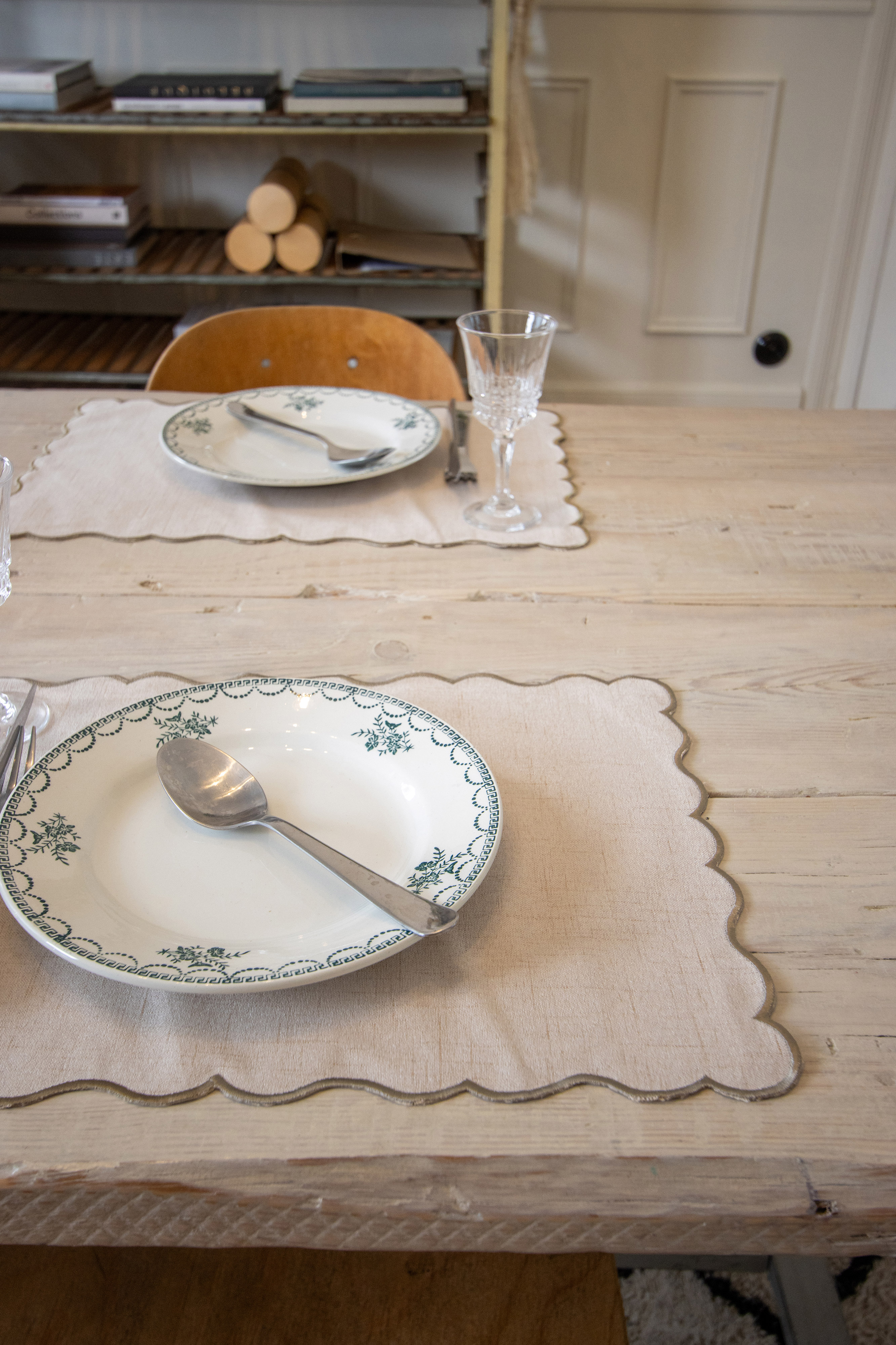 Placemat NOURA - linnen - 30x43 cm, taupe