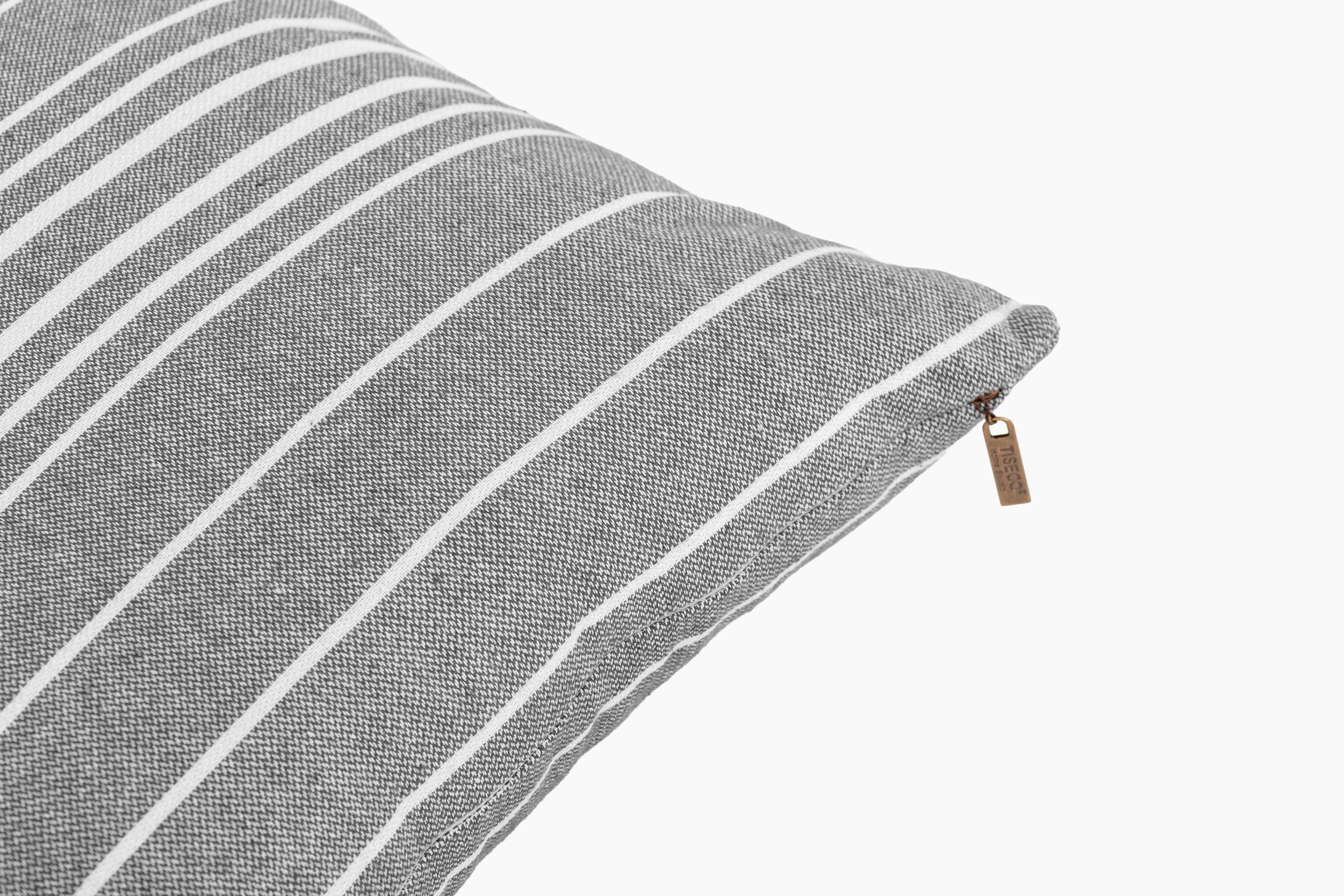 Throw cushion (filled) SOLENE - 45x45 cm, grey