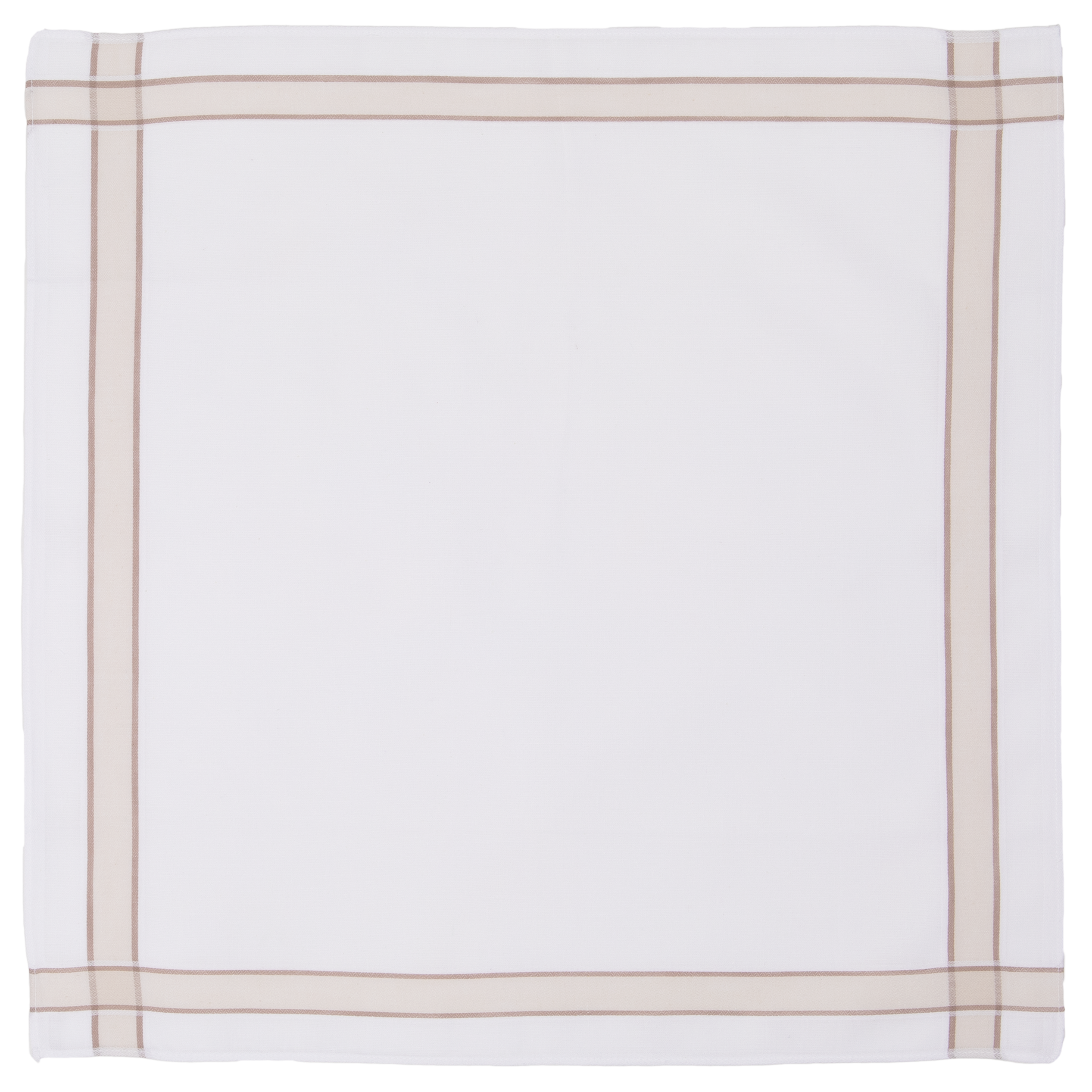 Herenzakdoeken ALTO 2 - SET/6 - 40x40 cm, taupe