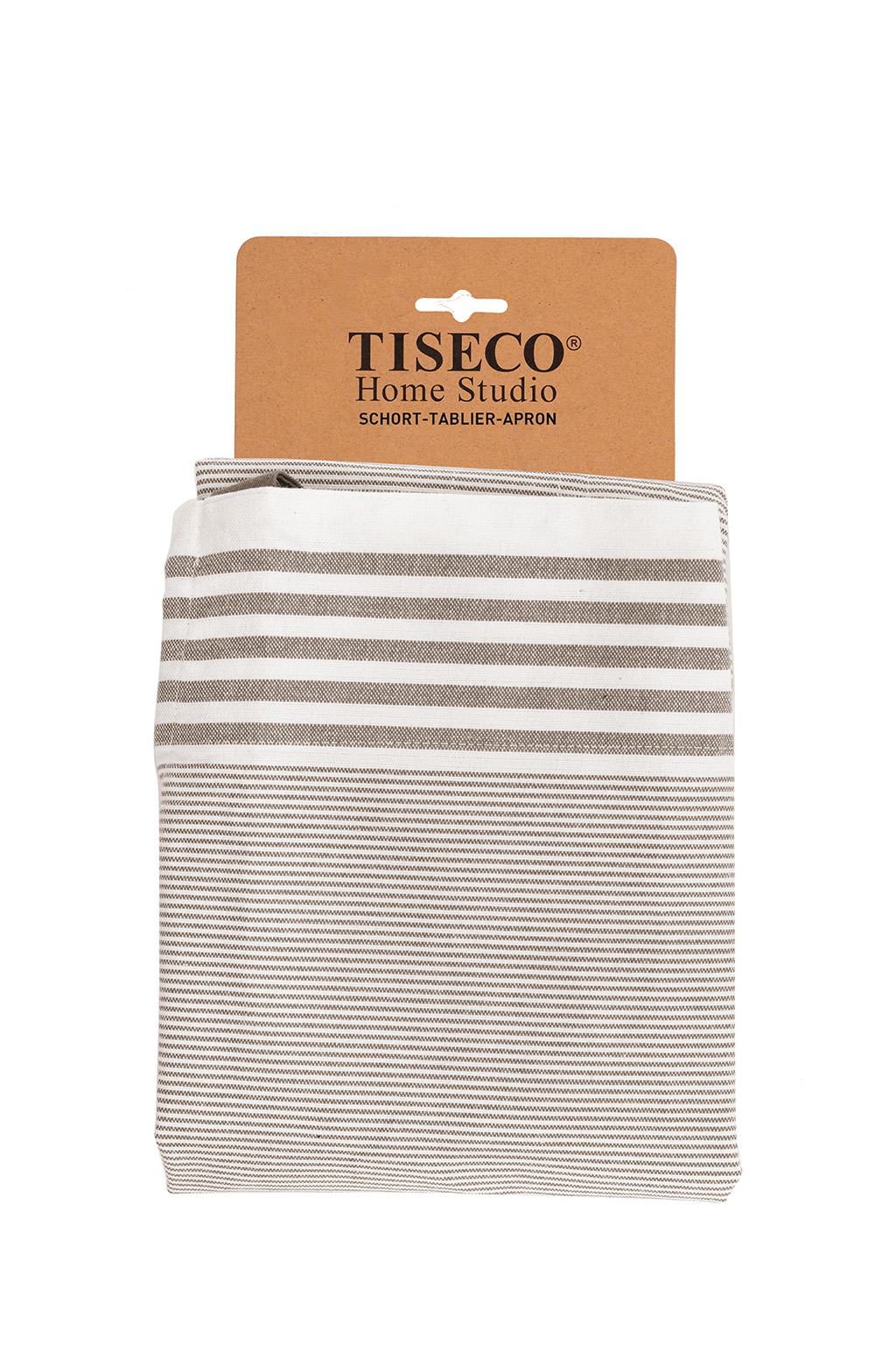 Tablier XL LINES - 70x90 cm, taupe
