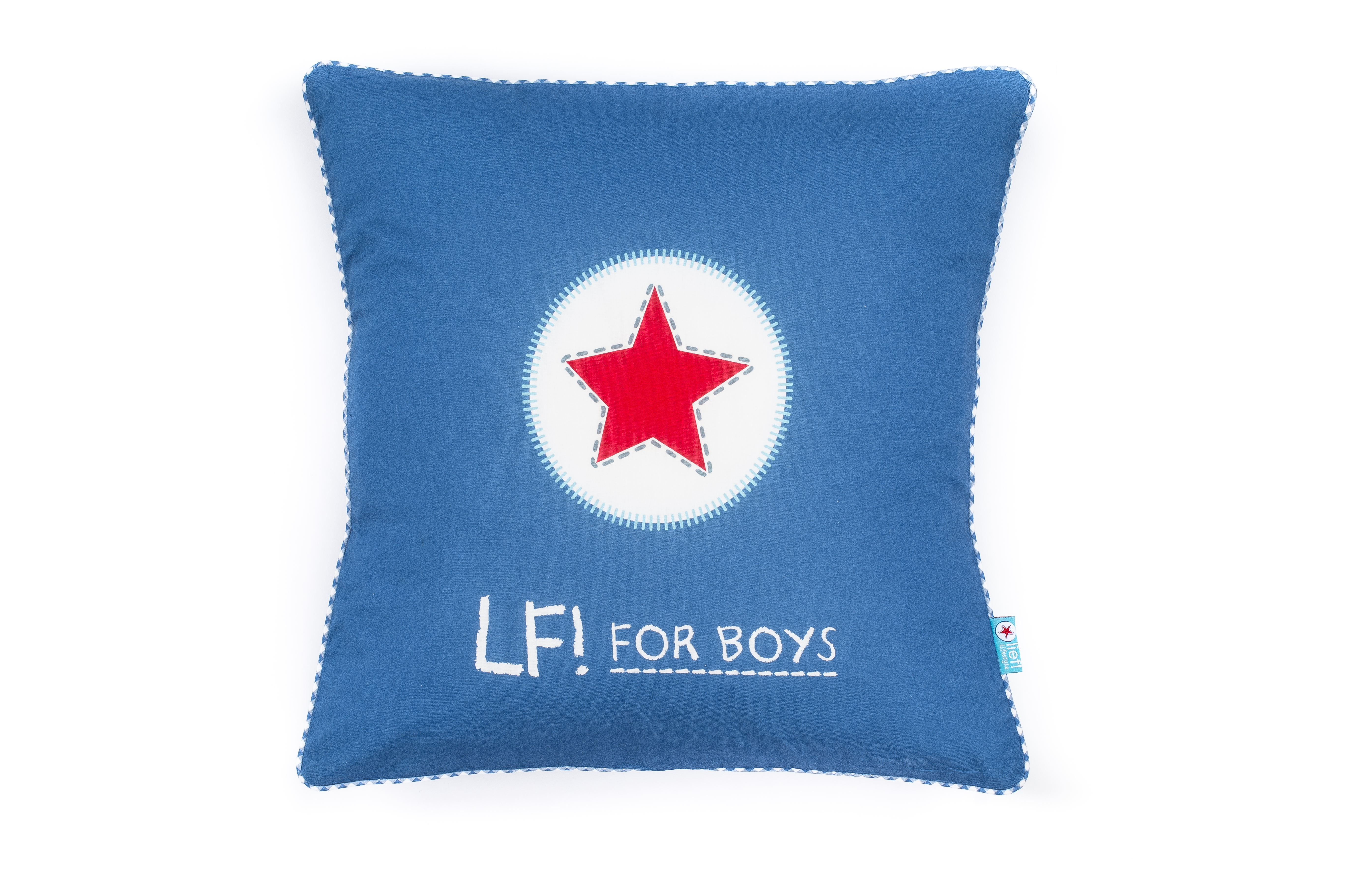 Cushion Boy uni blue, 45x45 cm