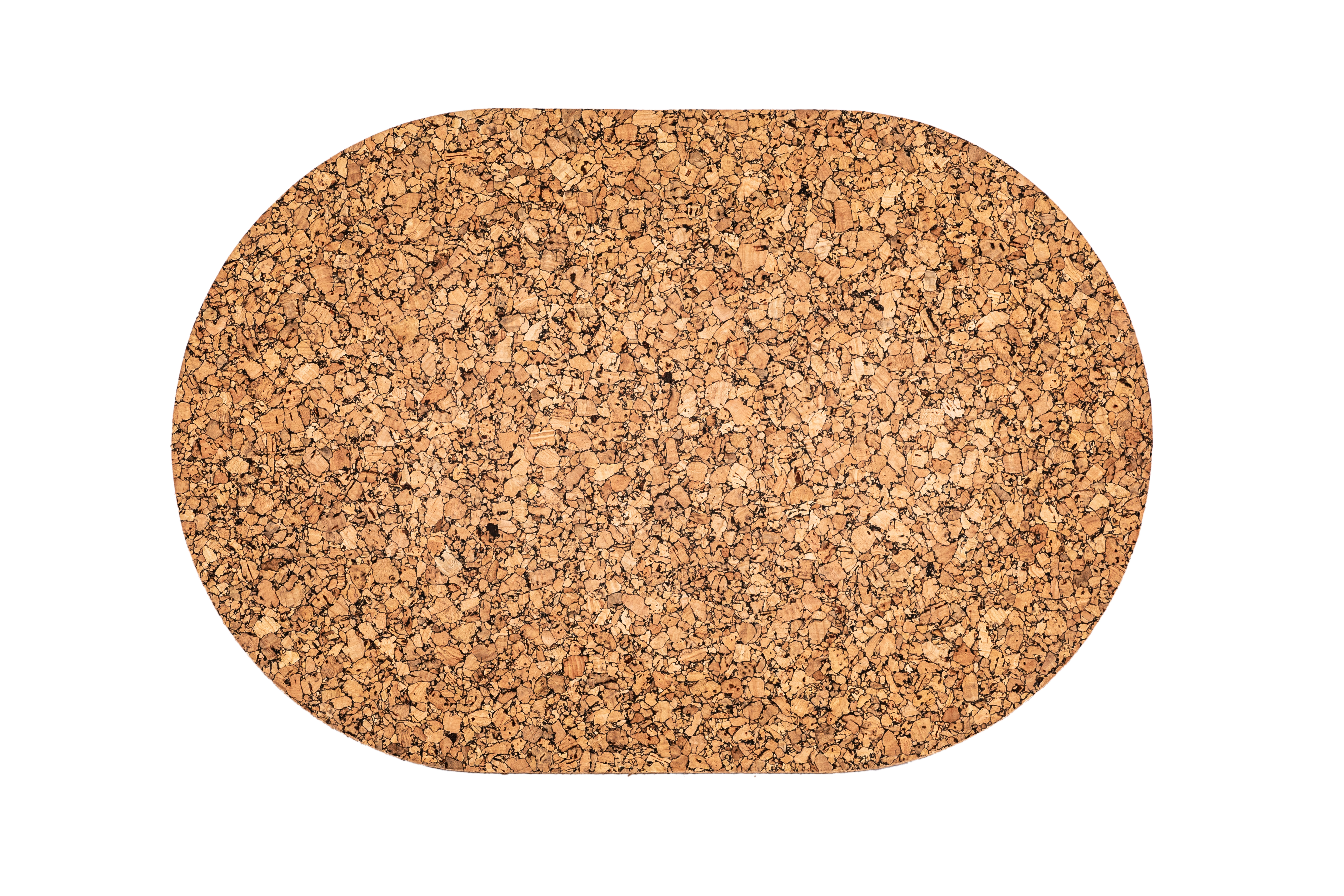 Placemat QUERCO cork oval 45x30cm - grain