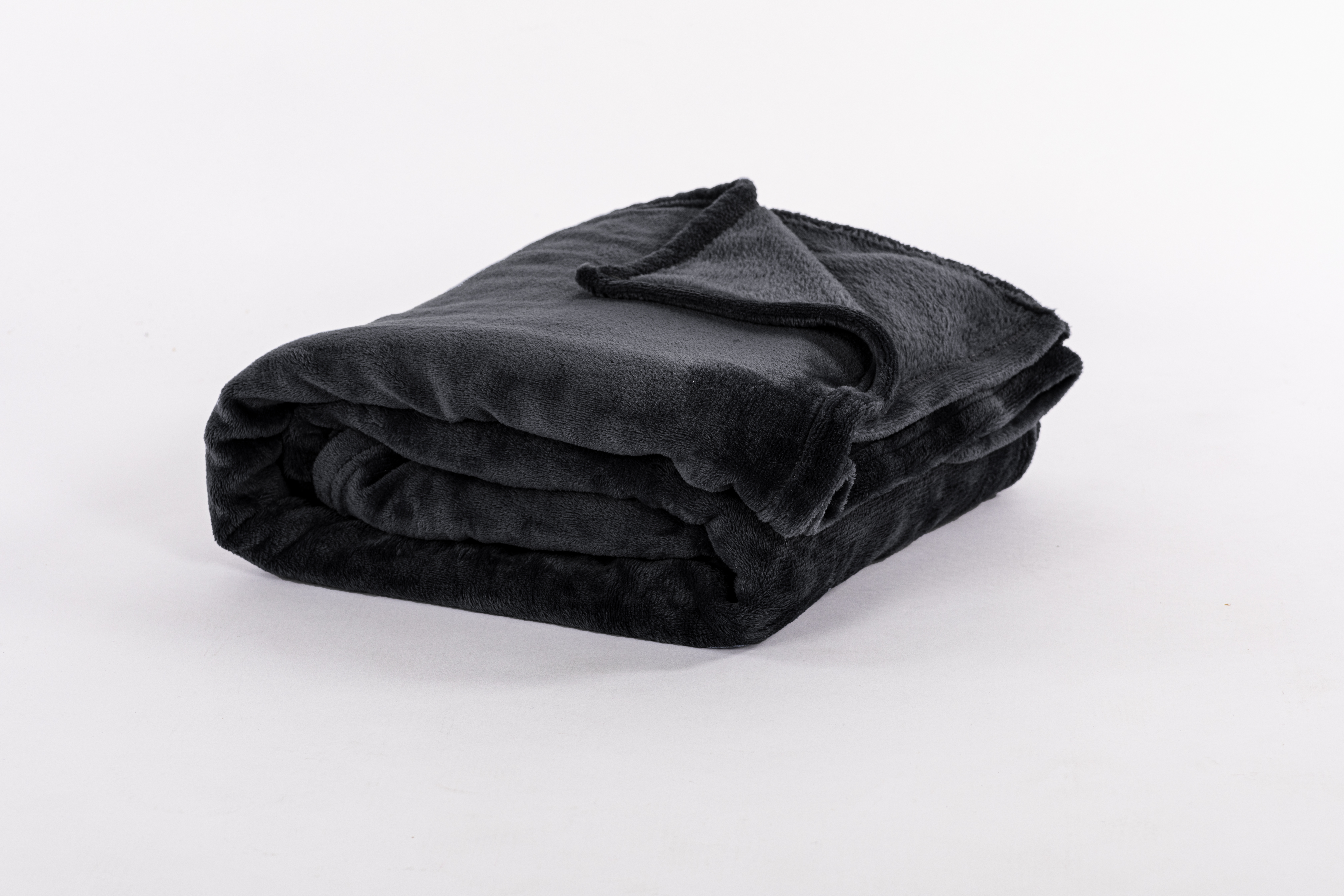 Plaid COSY Microflannel 130x160cm, black