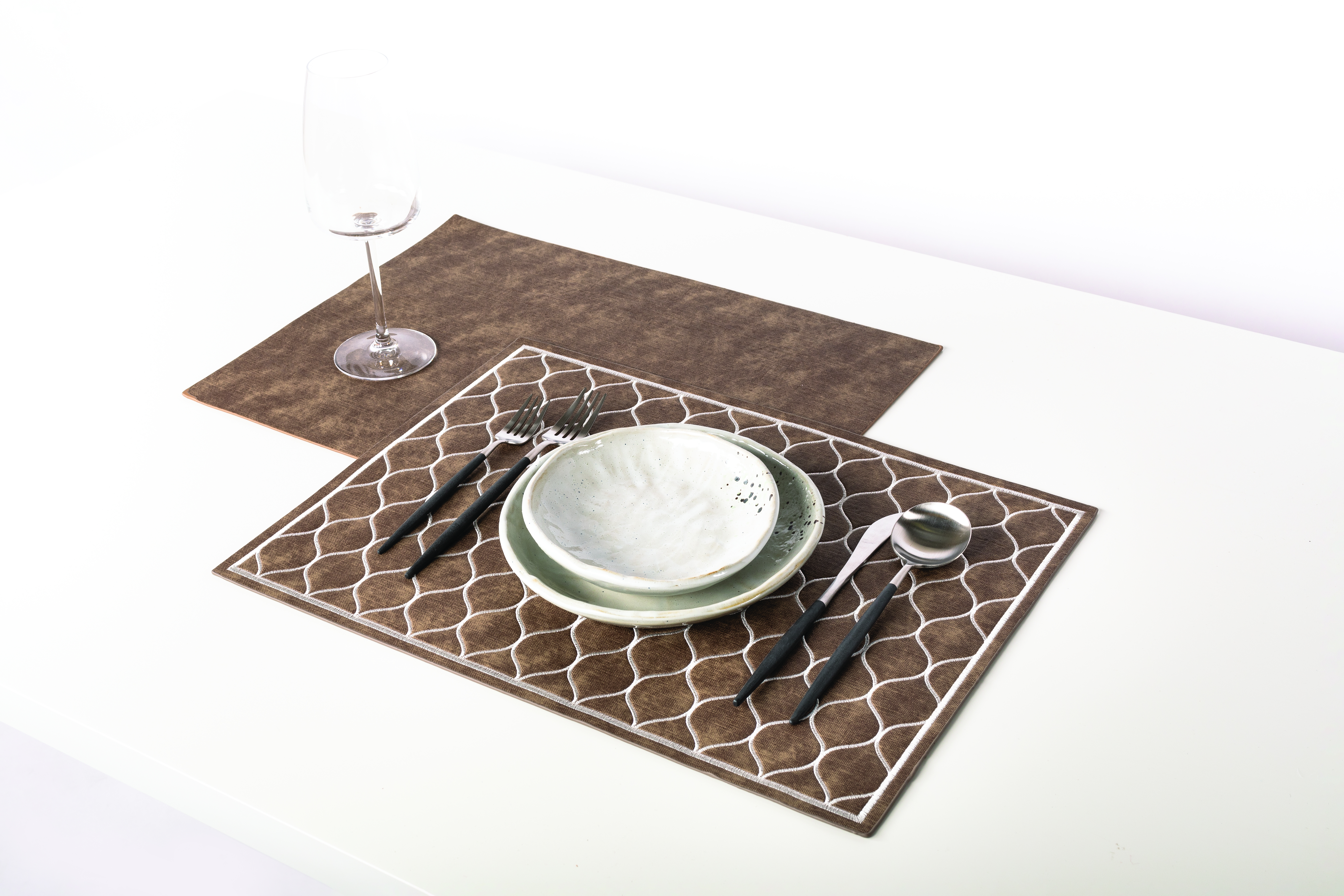 Placemat JANE, 33x45cm, jeansblue