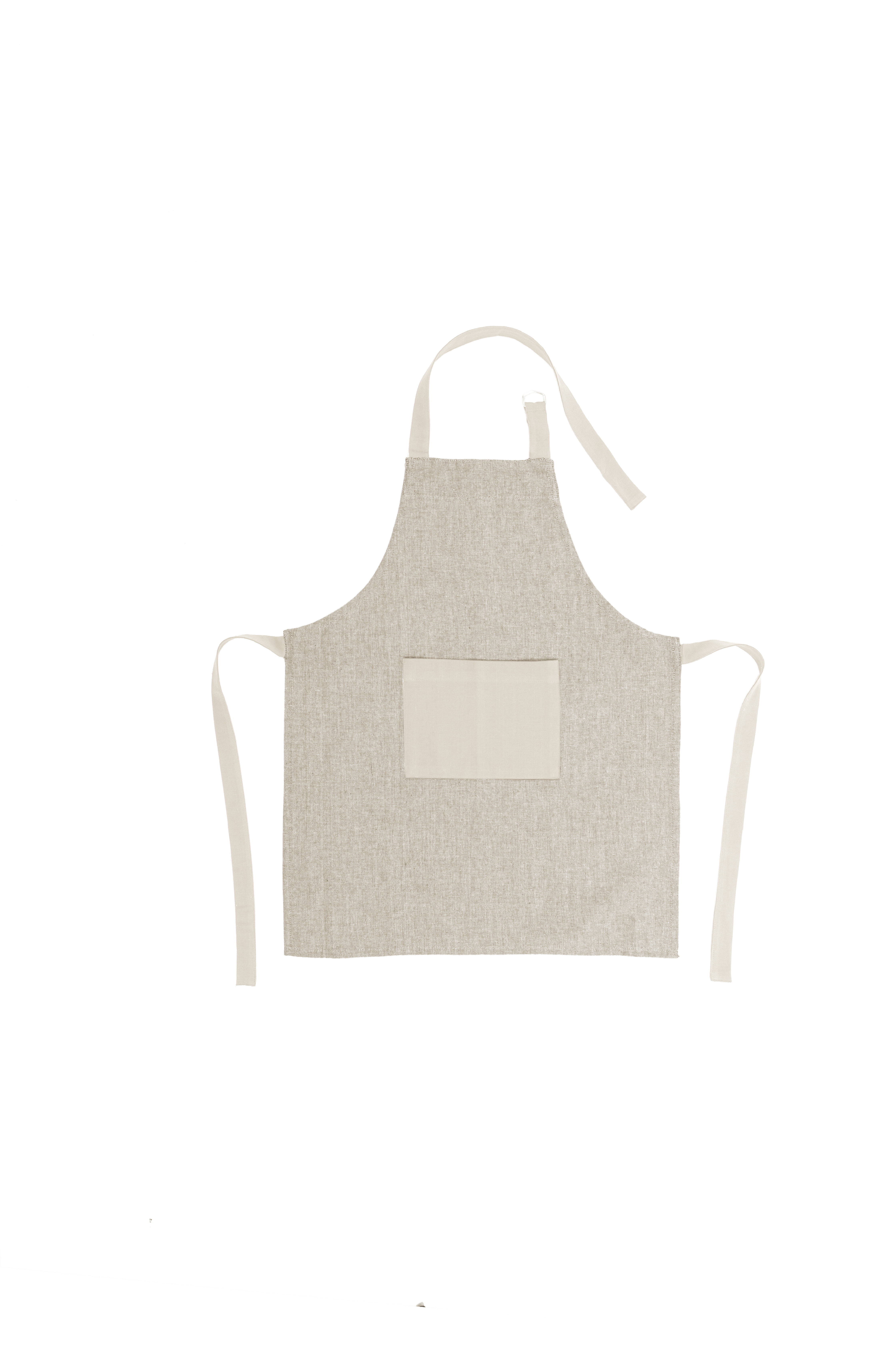 Kids apron CHAMBRAY 52x63cm, taupe