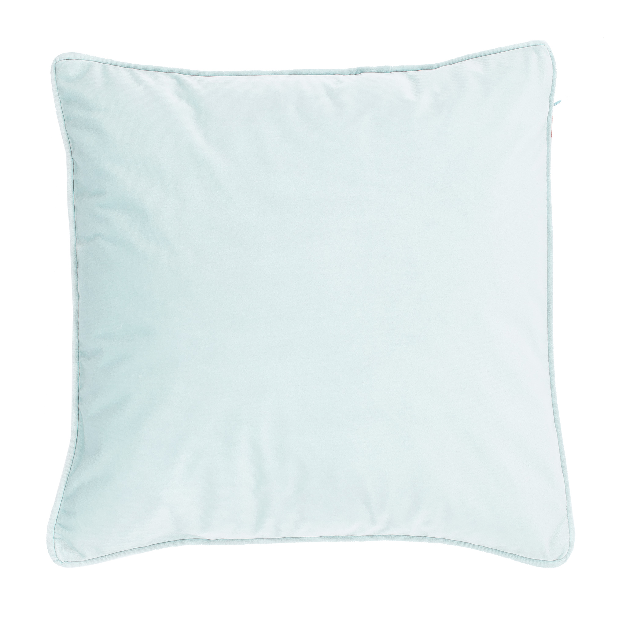 Cushion (filled) Microvelvet Soft blue 45X45CM