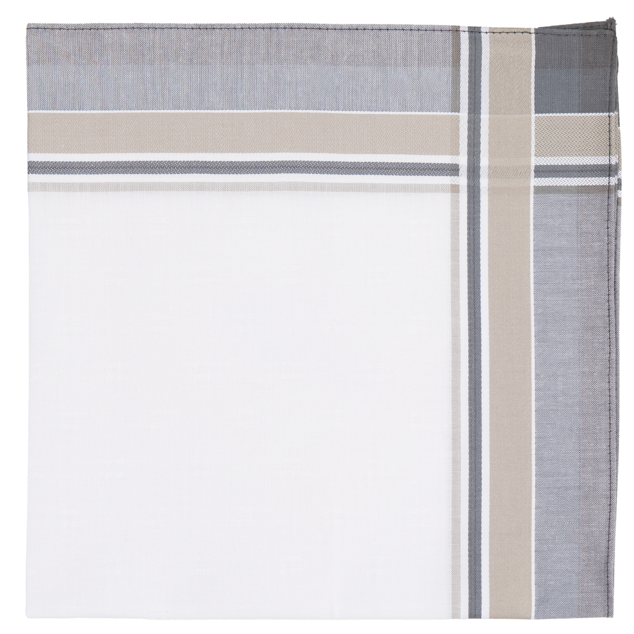 Herenzakdoeken REGAL 2 - SET/3 - 42x42 cm, grijs