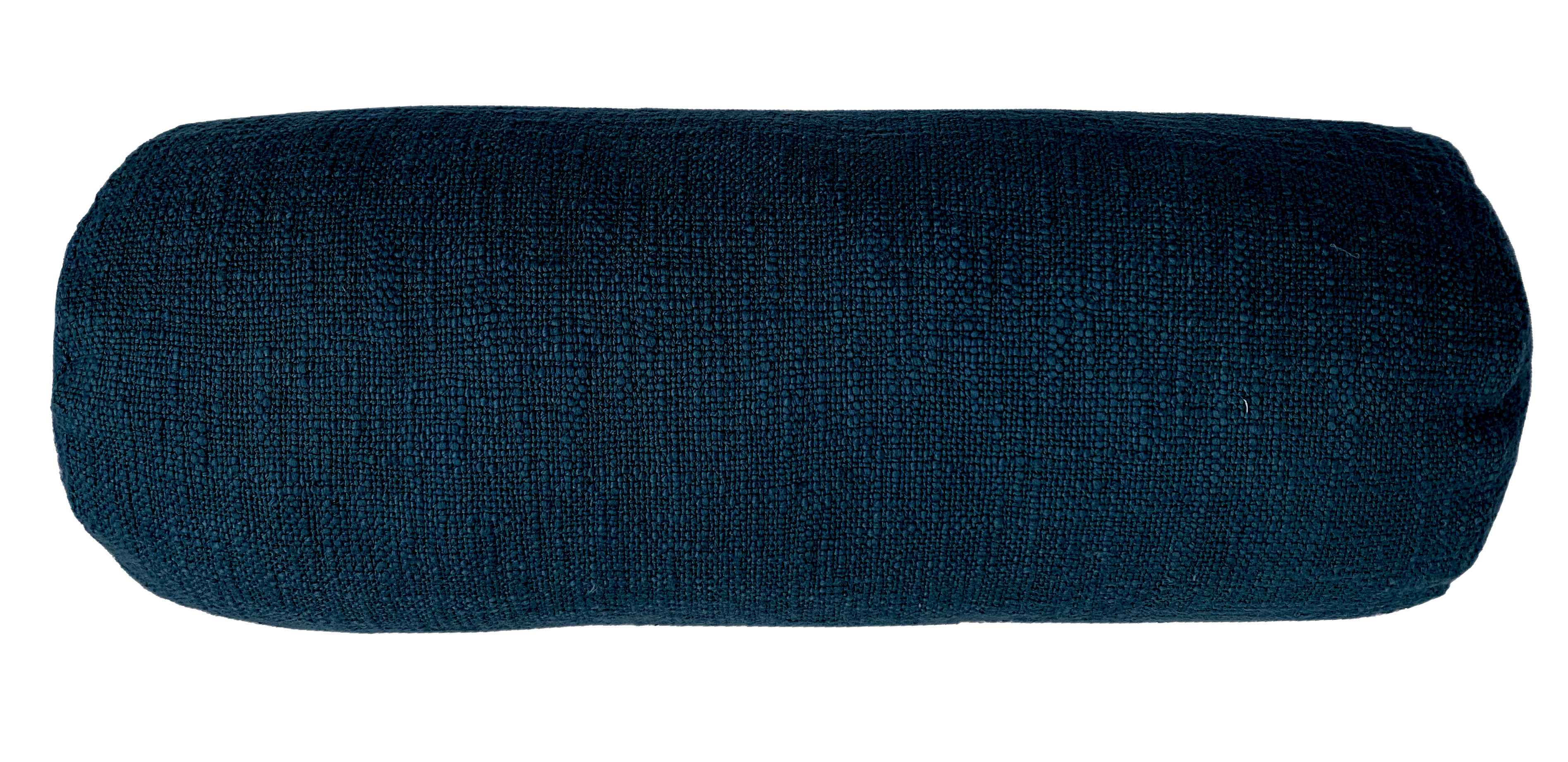 Traversin COTTON SLUB dia 15 x 45 cm, insigna blue
