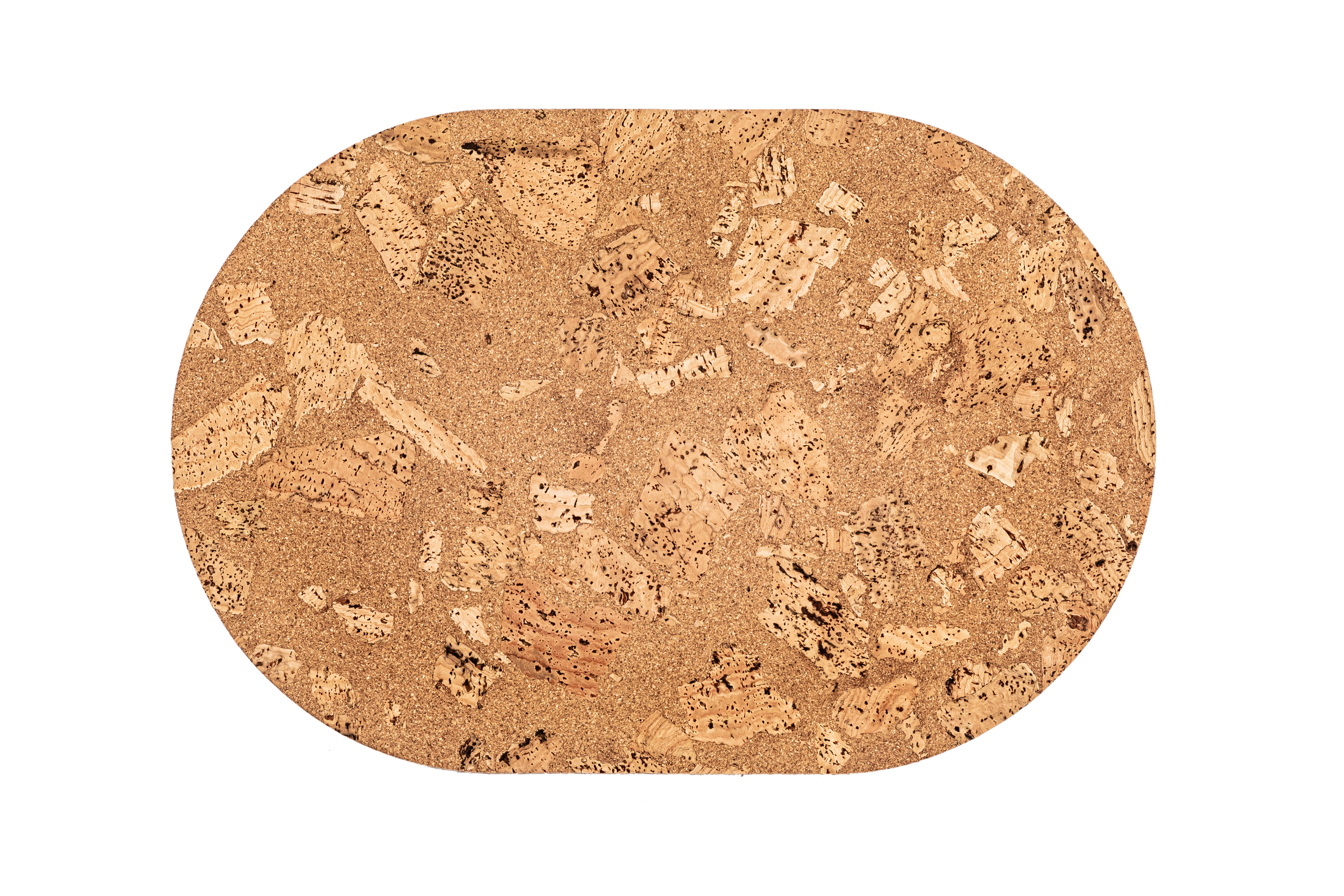 Placemat QUERCO cork oval 45x30cm - rock