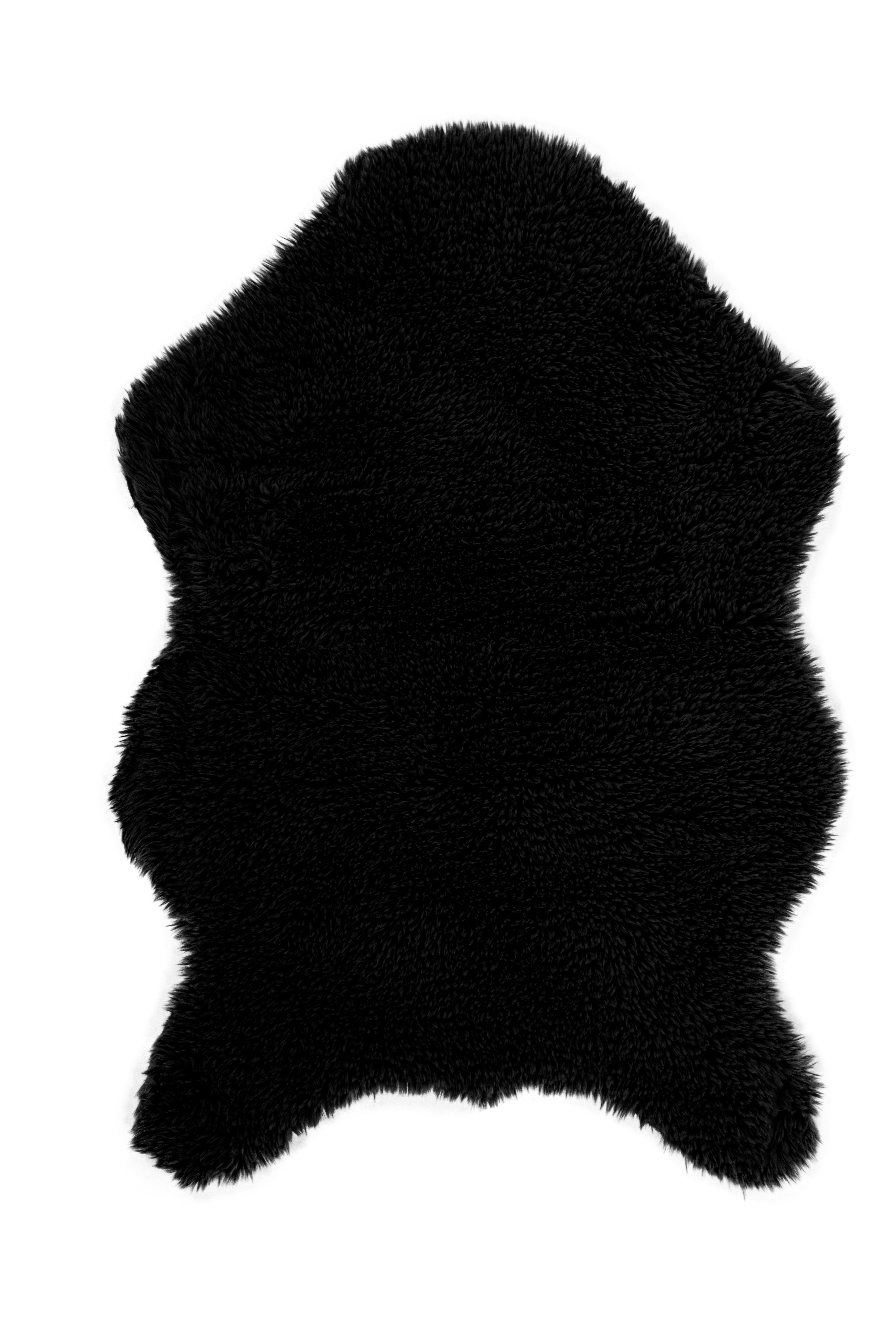 Sheepskin LAMBSKIN - 60x90cm, black