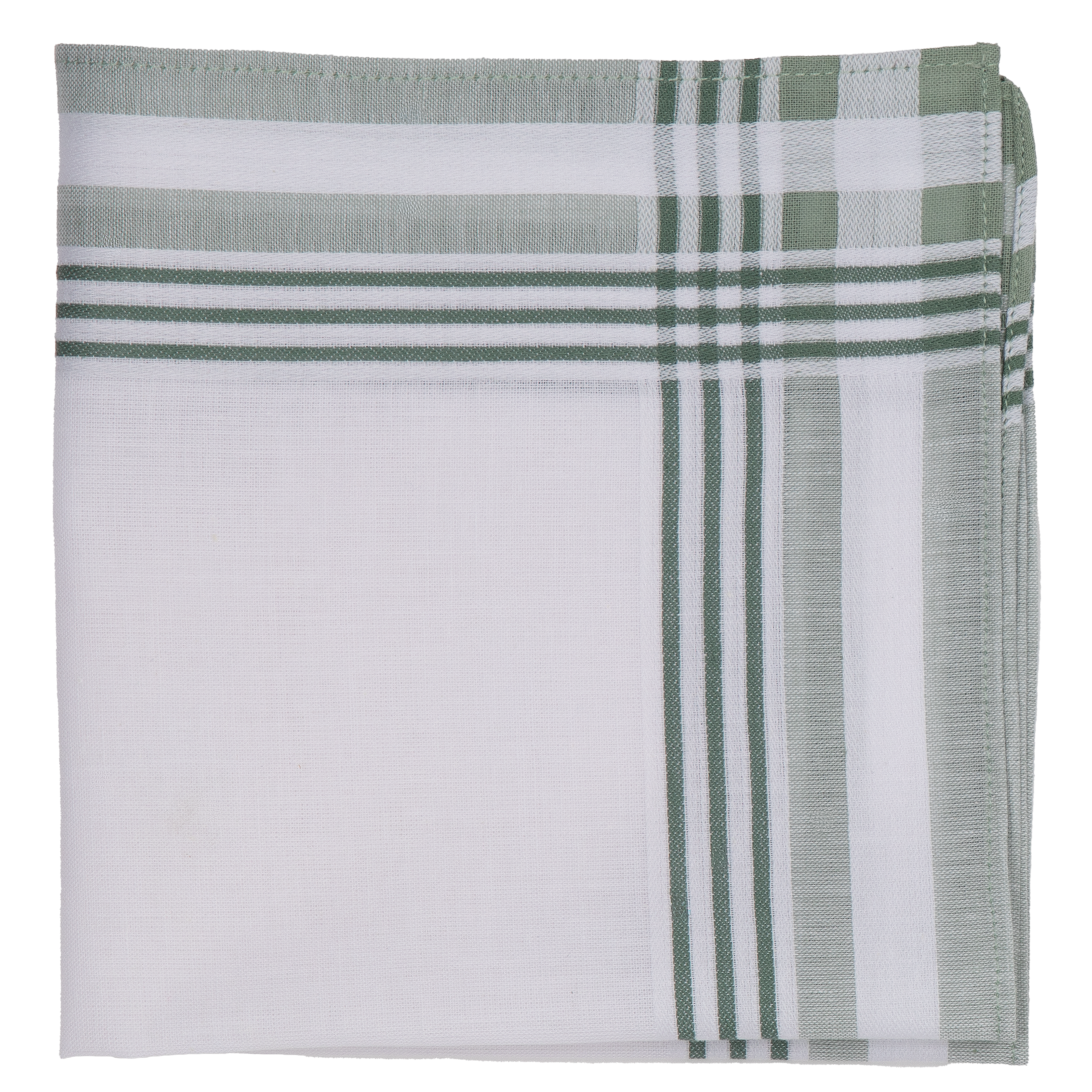 Ladies handkerchiefs ALTA 2 - SET/6 - 30x30 cm, green
