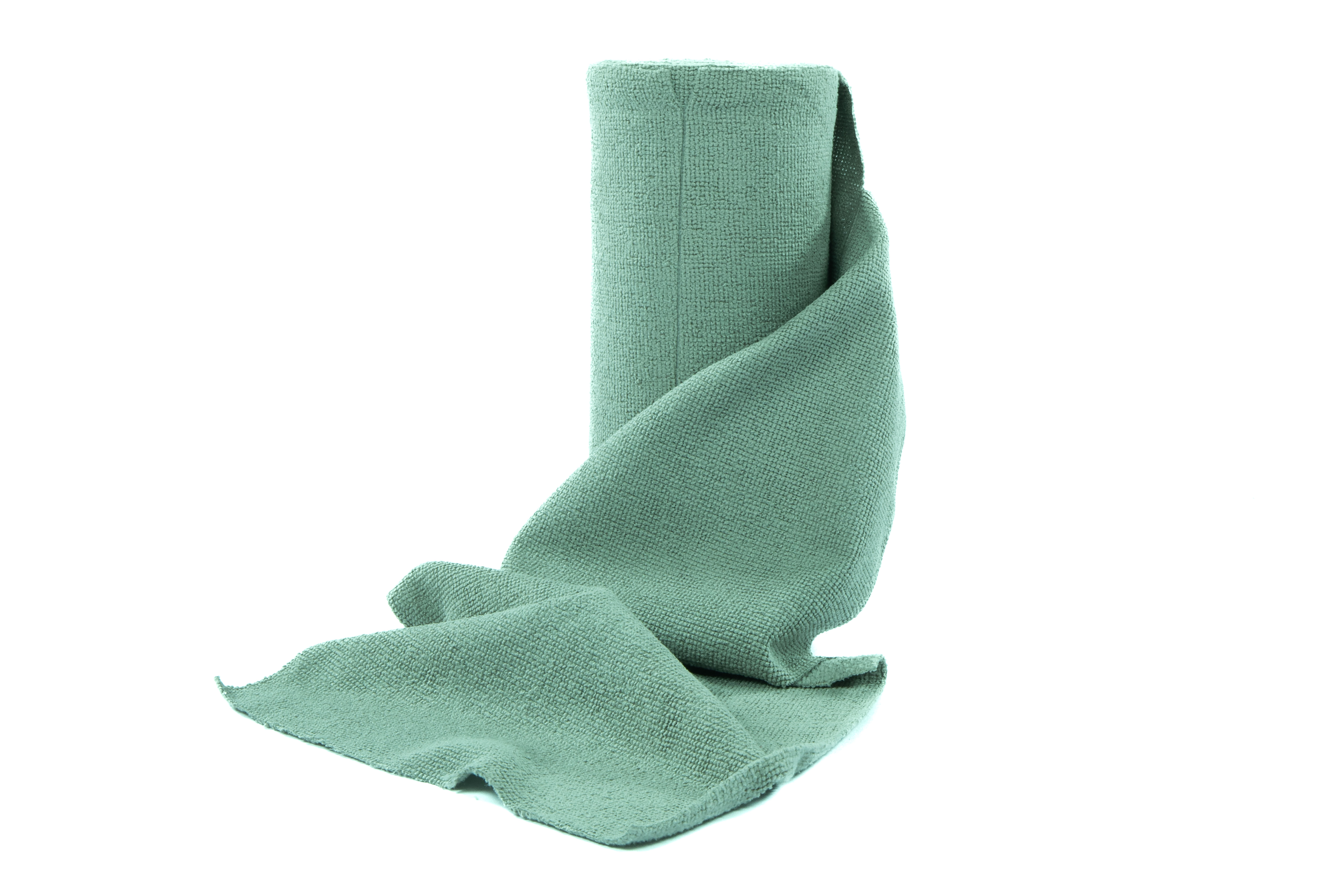 Tear-off cleaning cloths on a roll ESSENTIAL - 25x25 cm, green