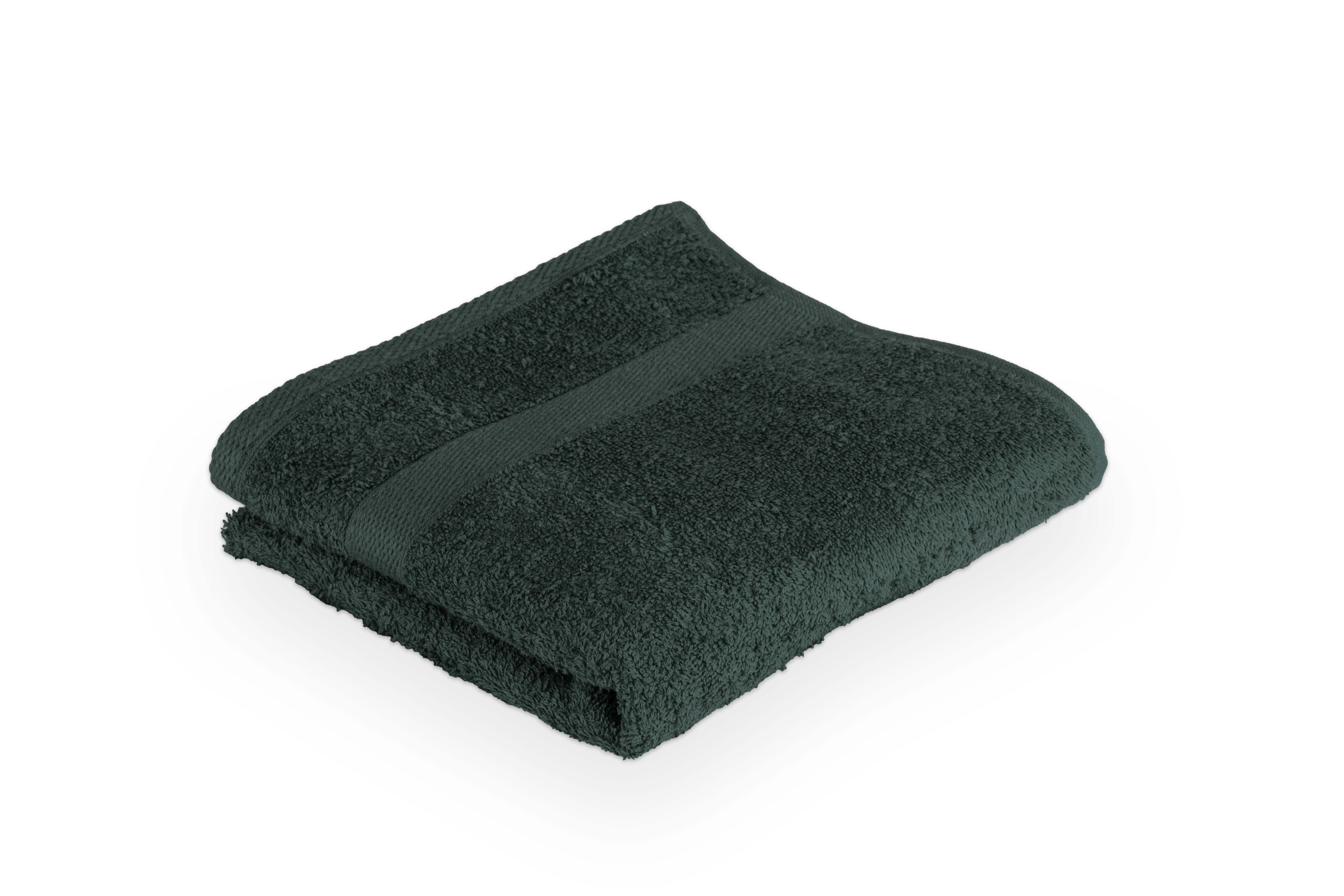 Serviette de bain 50x100cm, dark green