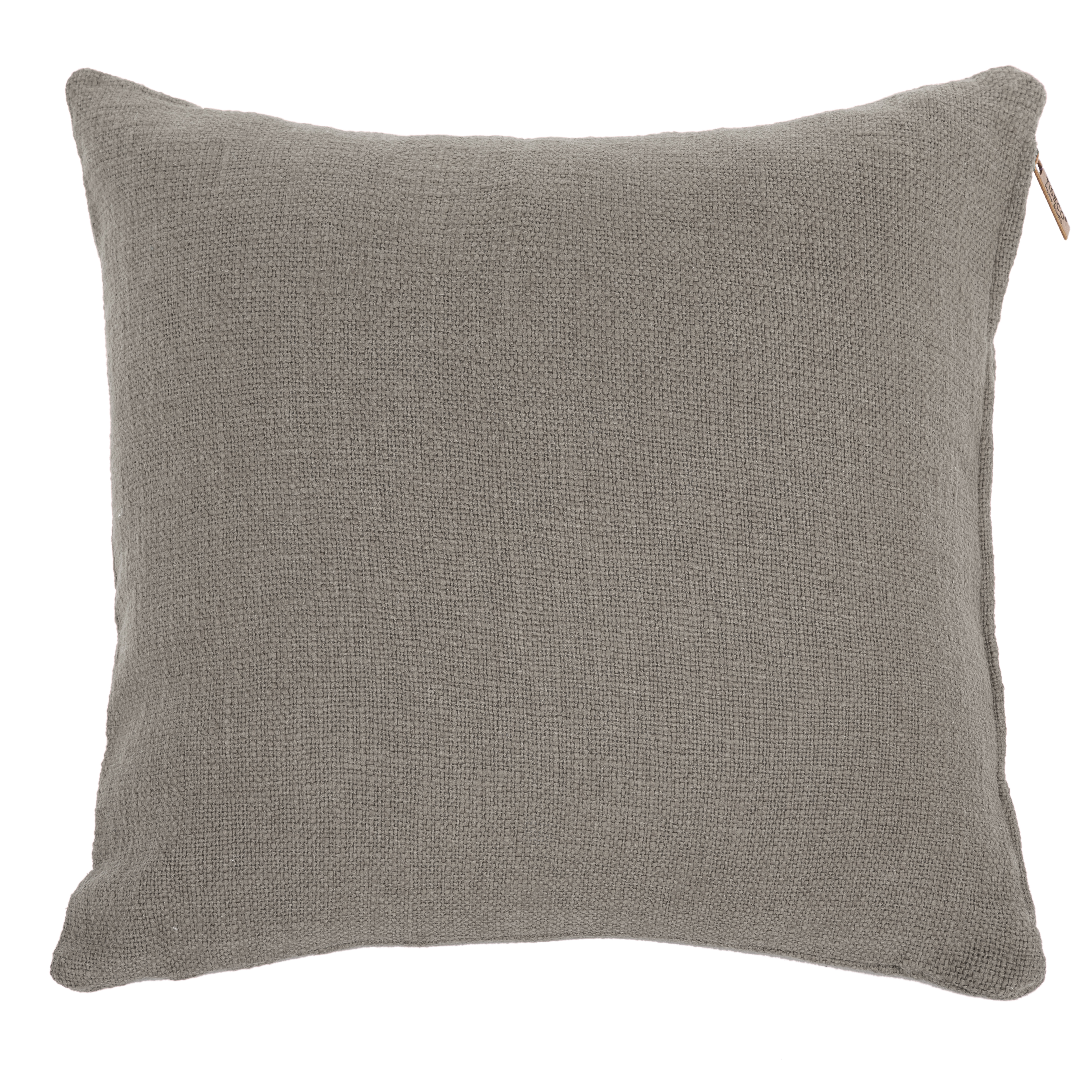 Coussin (rempli) COTTON SLUB 60x60cm, taupe