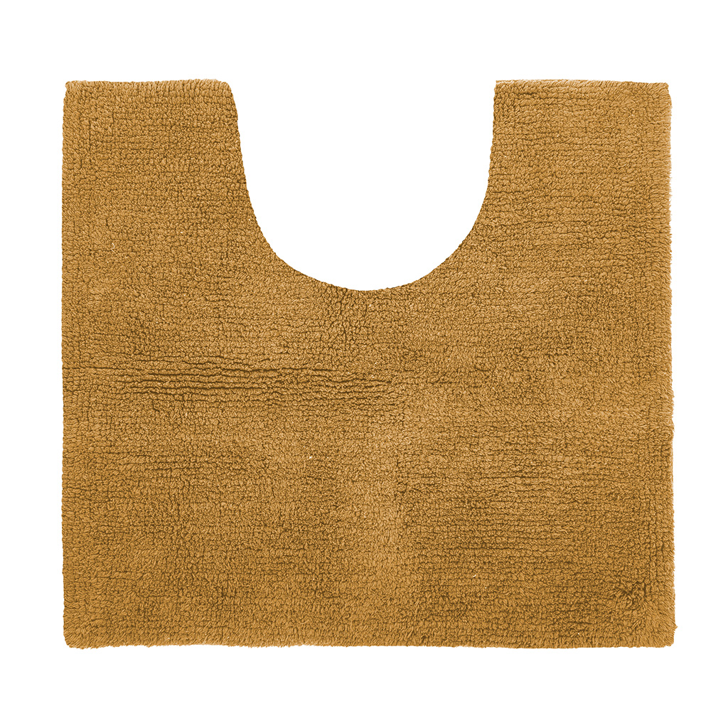 Contour WC - RIVA - coton antidérapant, 50X45cm, camel