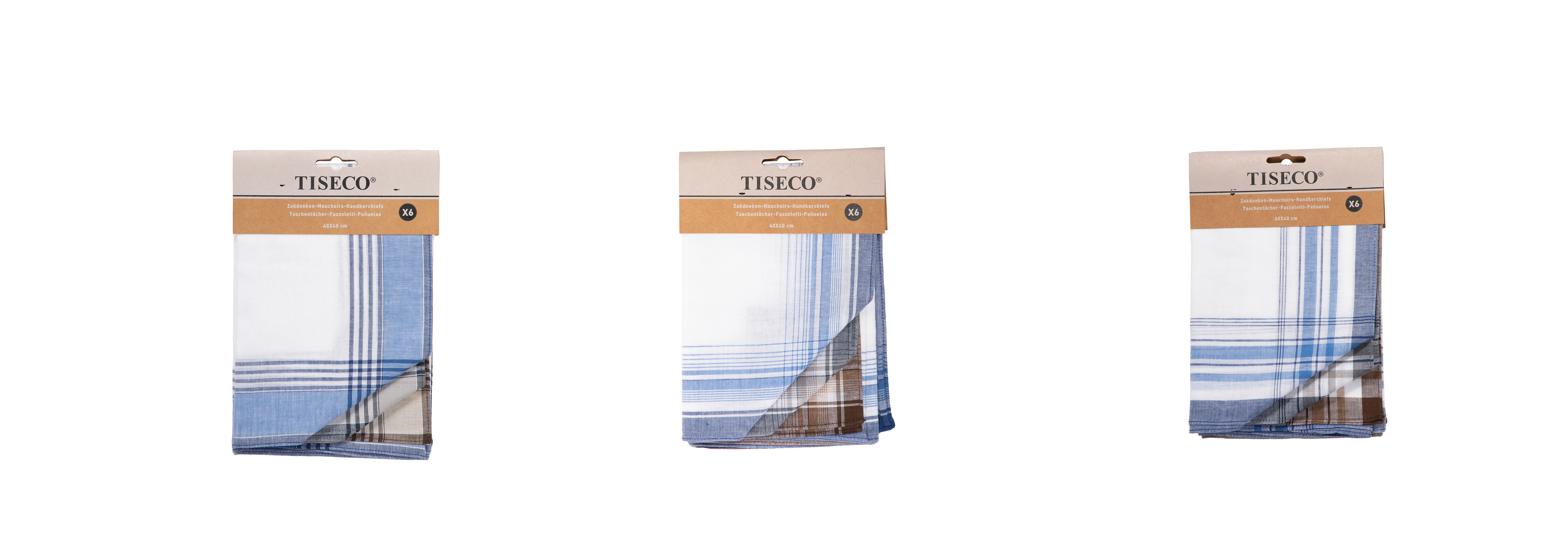 Men handkerchief PRIMO 2 - SET/6 - 40x40 cm Men handkerchief PRIMO 2 - SET/6 - 40x40 cm