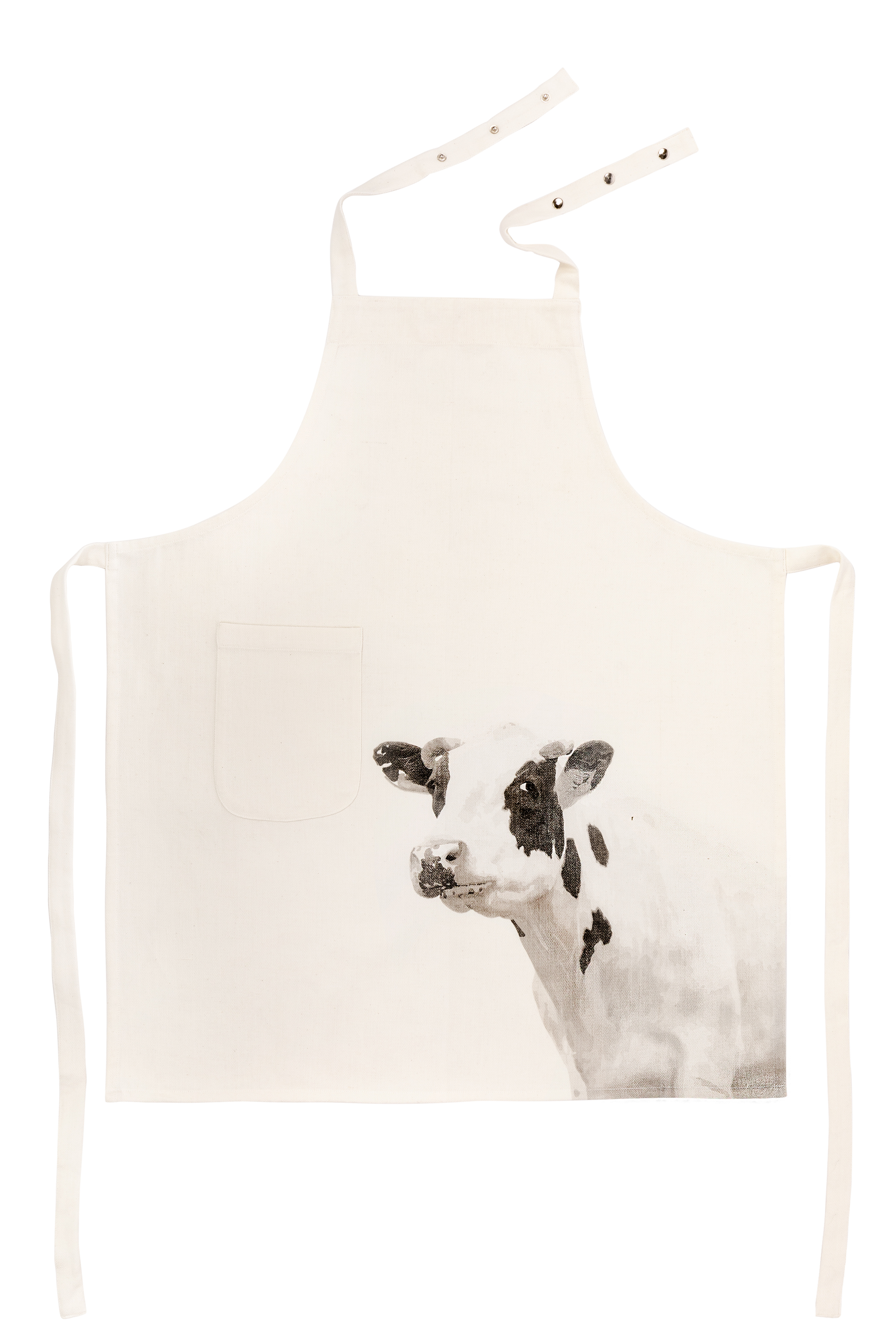 Apron FARM 74x85cm + hanger, cow