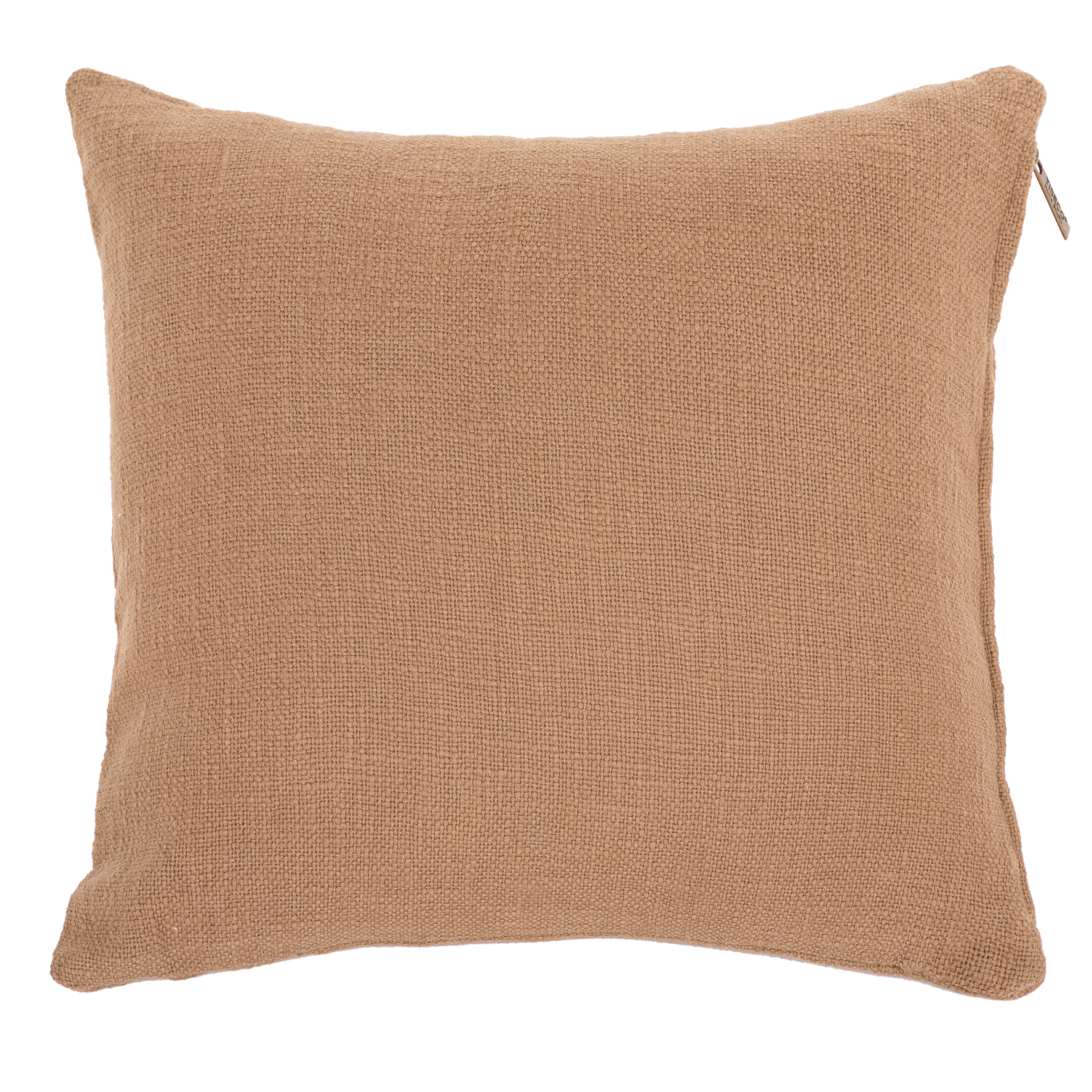 Kussen (gevuld) COTTON SLUB 60x60cm, indian tan