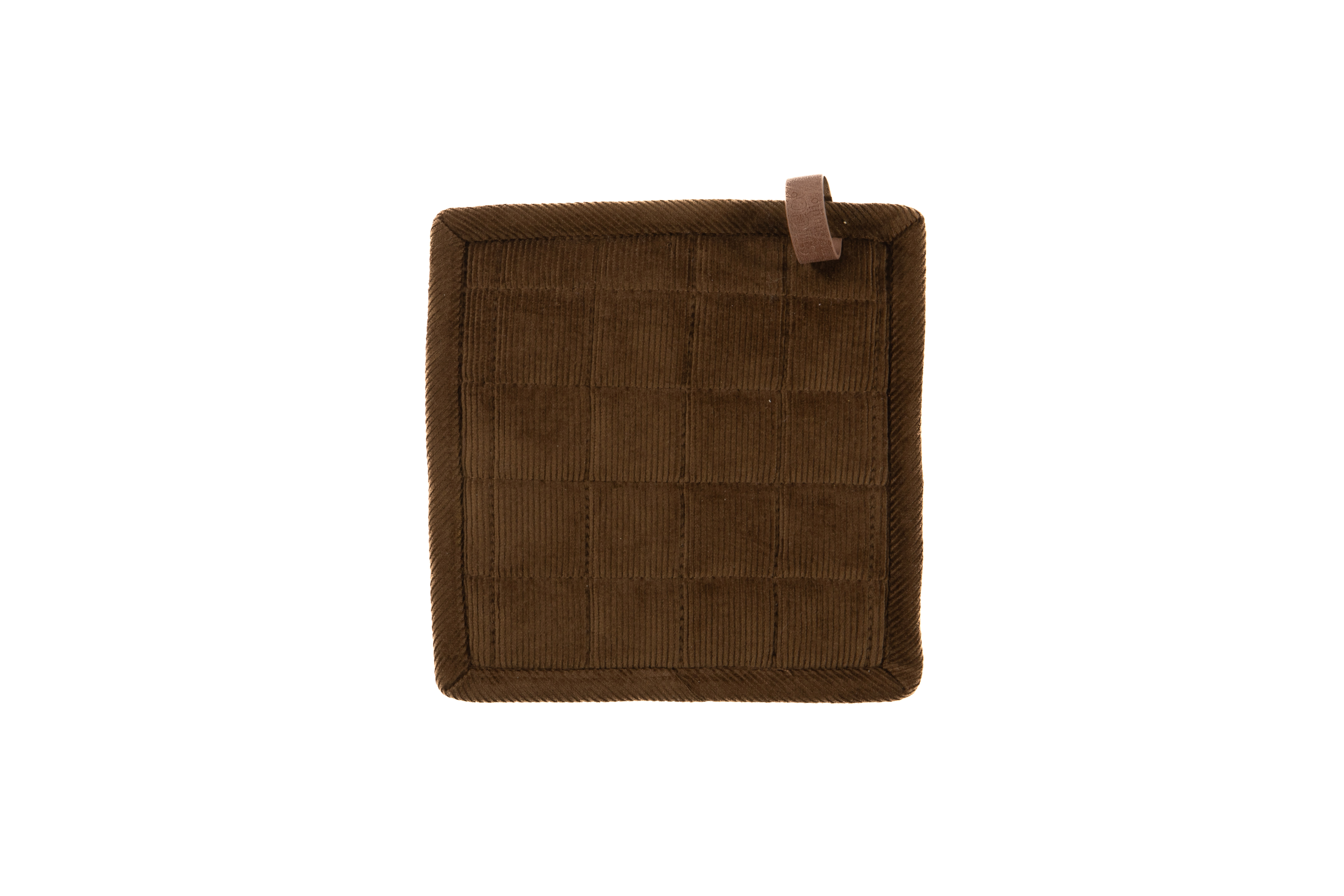 Potholder VELMAR - SET/2 - 20x20 cm, chocolate