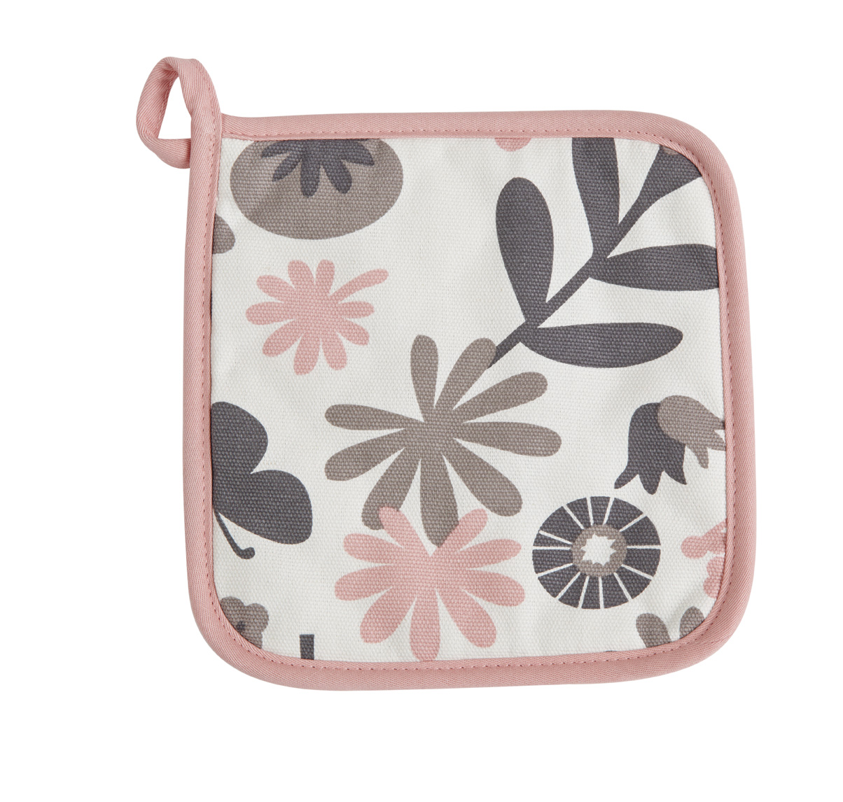 Manique floral WC ,20x20cm, soft pink