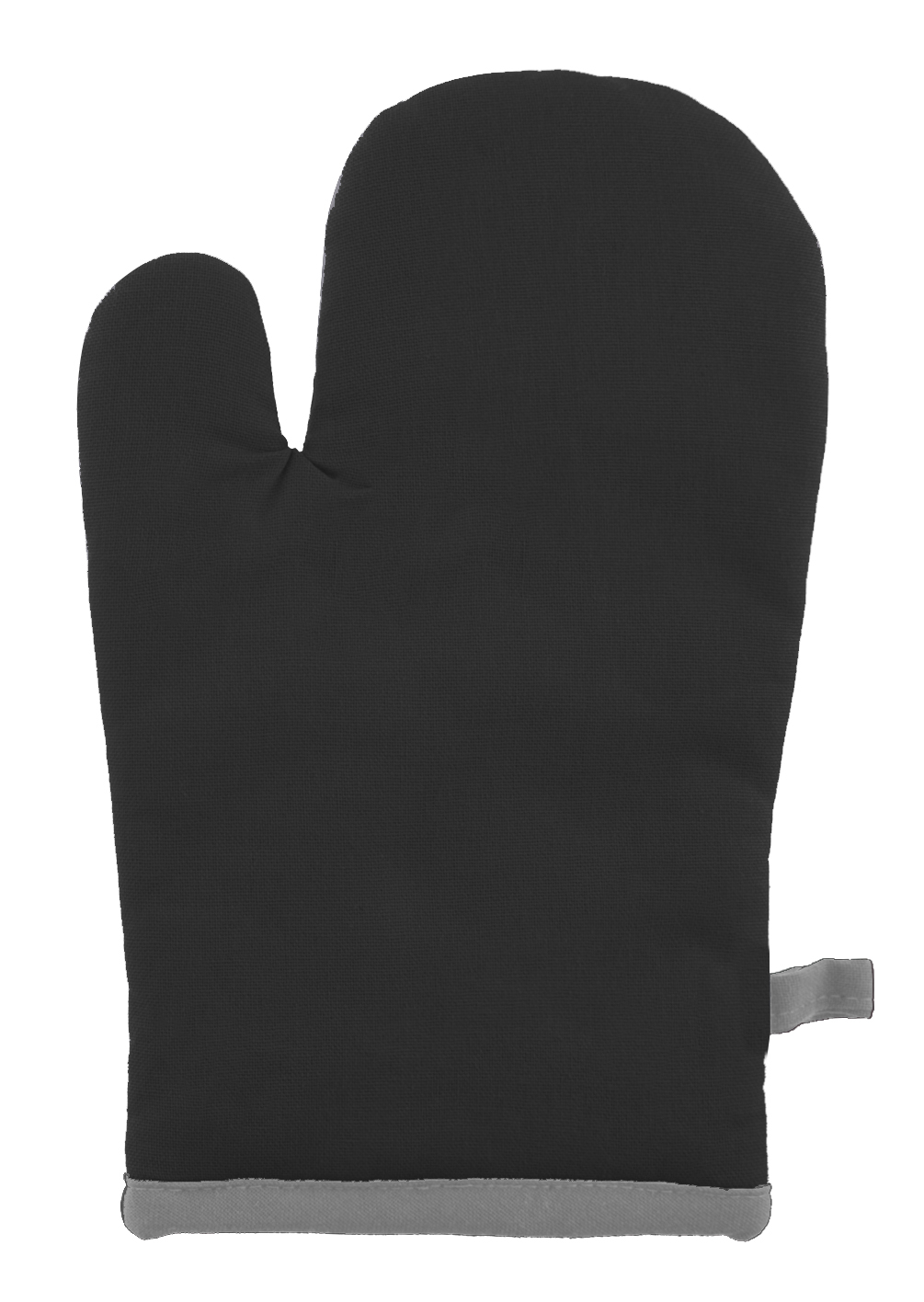 Glove solid 18x28, +J-hook, black