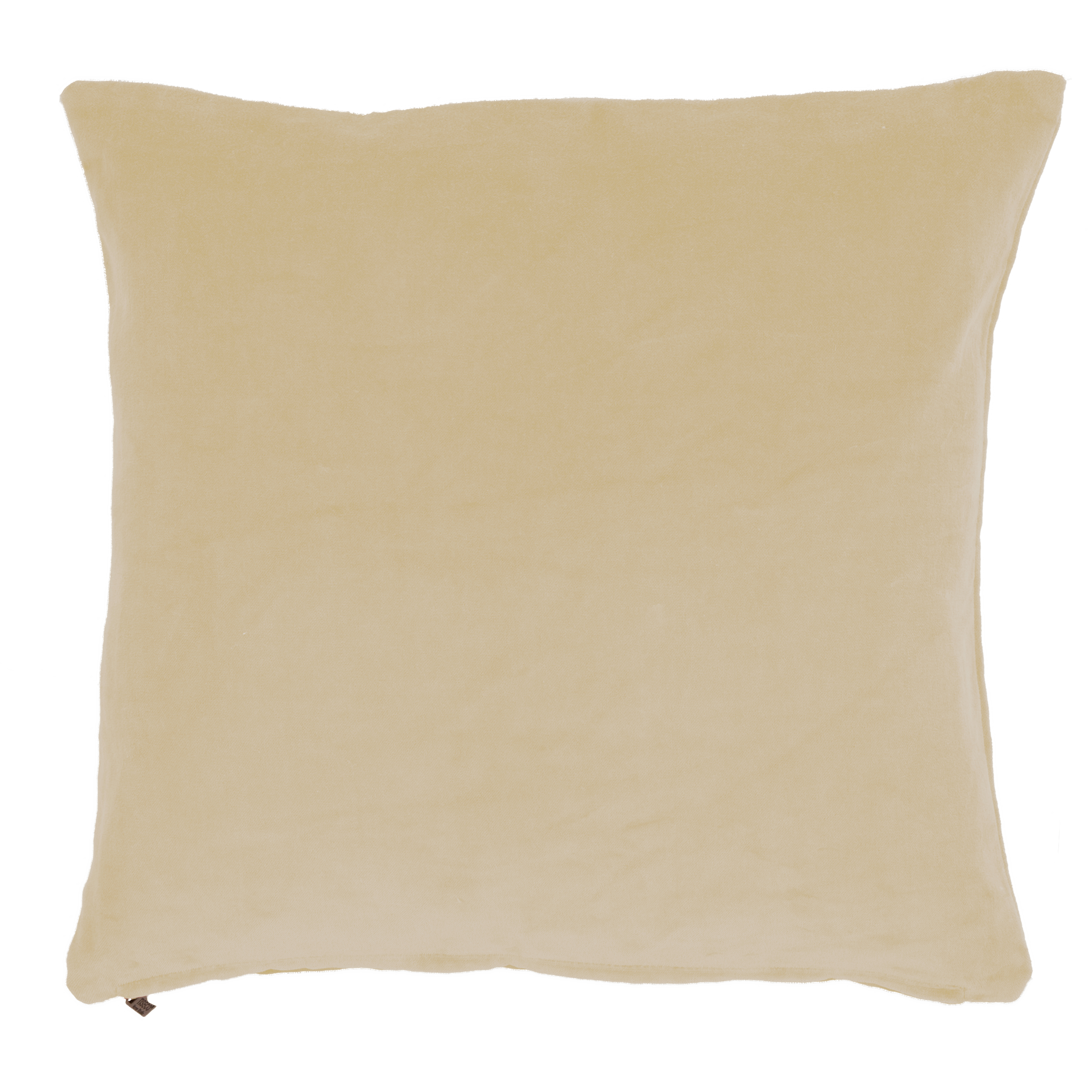 Cushion (filled)  COTTON VELVET 45x45cm, ivory
